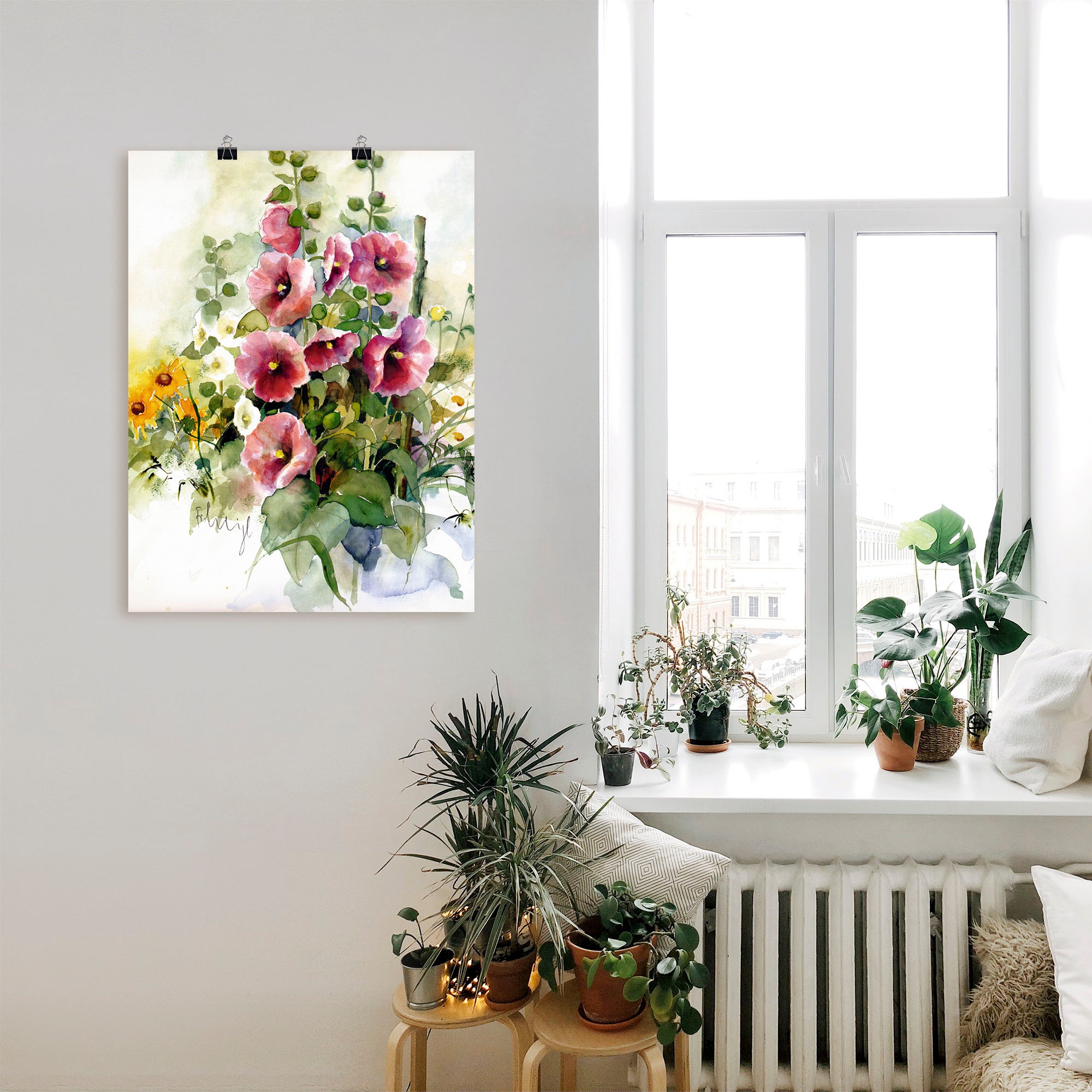 Artland Wandbild »Blumen Zusammenstellung I«, Blumen, (1 St.), als Leinwandbild, Poster in verschied. Größen