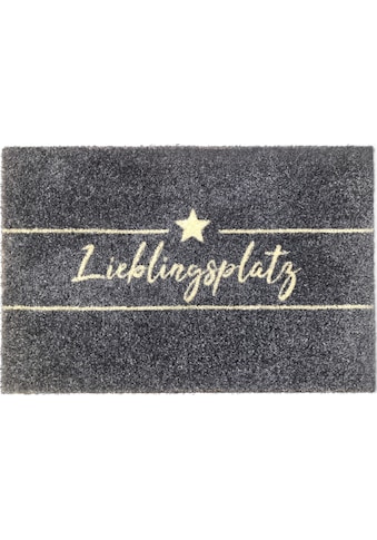 my home Fußmatte »Lieblingsplatz«, rechteckig, 5 mm Höhe kaufen