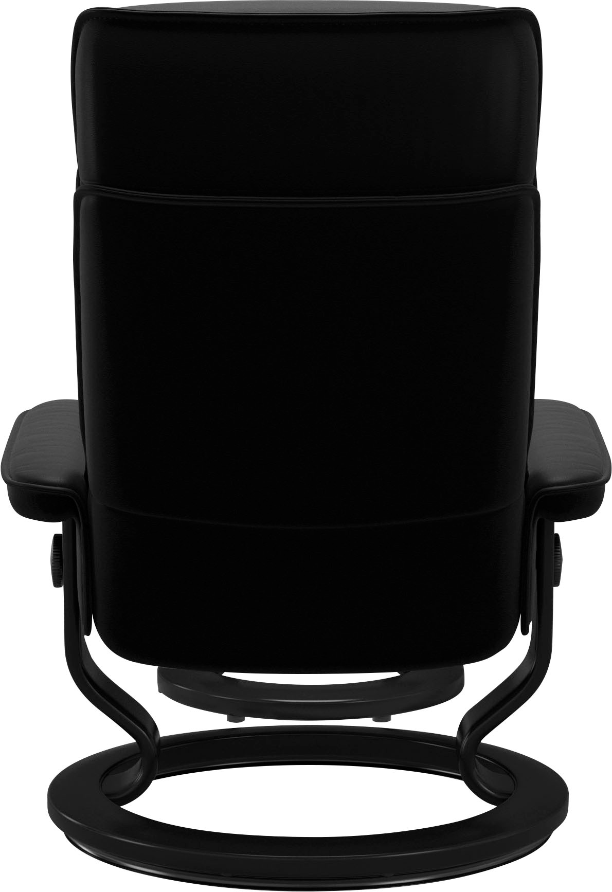Stressless® Relaxsessel »Admiral«, (Set, Relaxsessel inkl. Hocker), mit Classic Base, Größe M & L, Gestell Schwarz