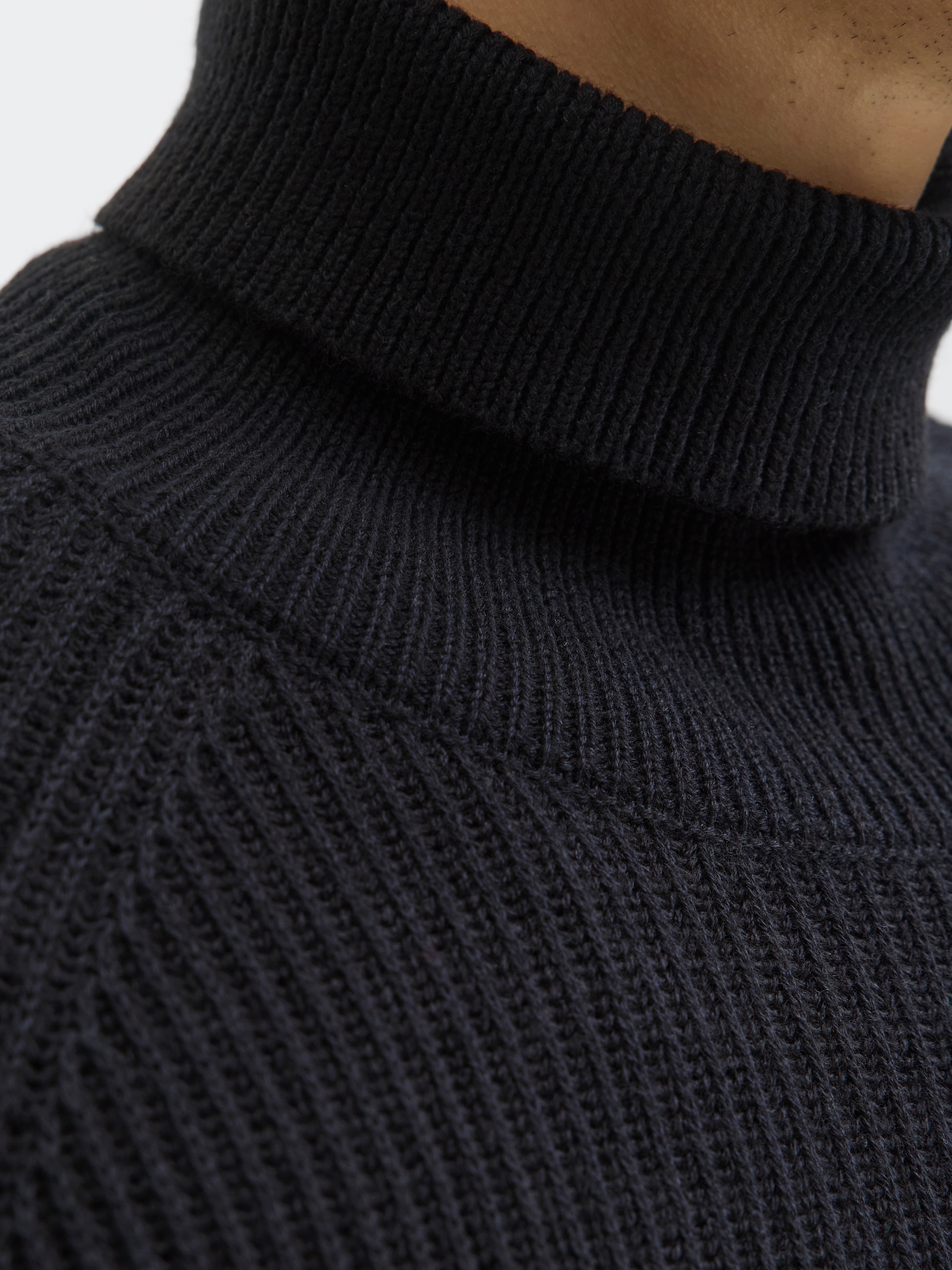 Jack & Jones Rollkragenpullover »JJPANNEL KNIT ROLL NECK AW25«