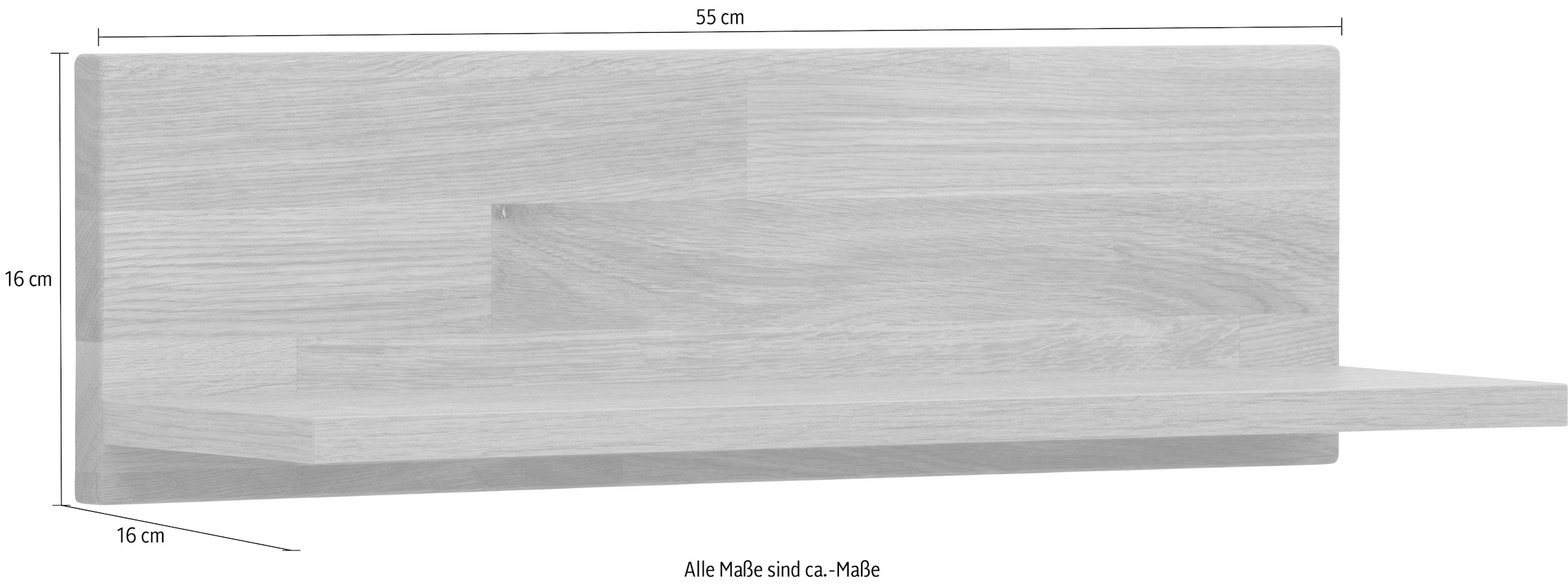 Home affaire Wandregal »Nilsson«, Breite 55 cm