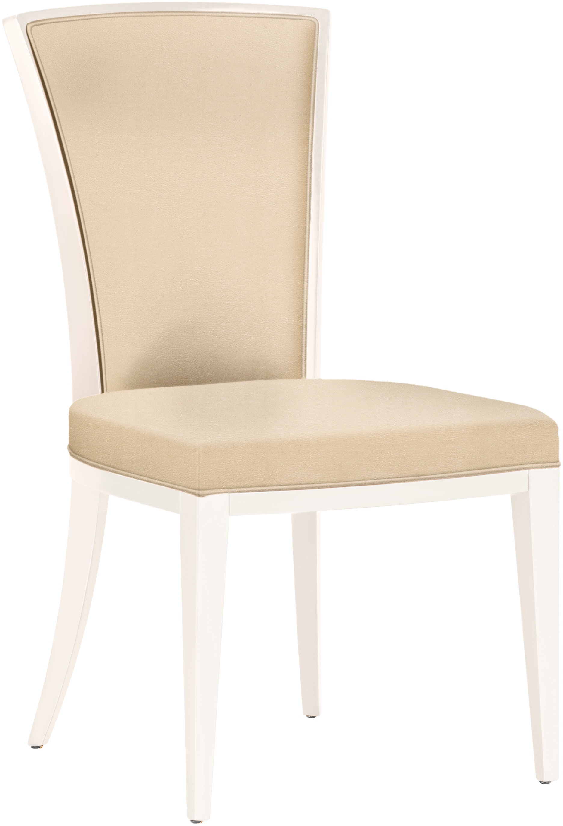 SELVA Stuhl »Luna«, Kunstleder, Modell 1231, Gestell white vintage