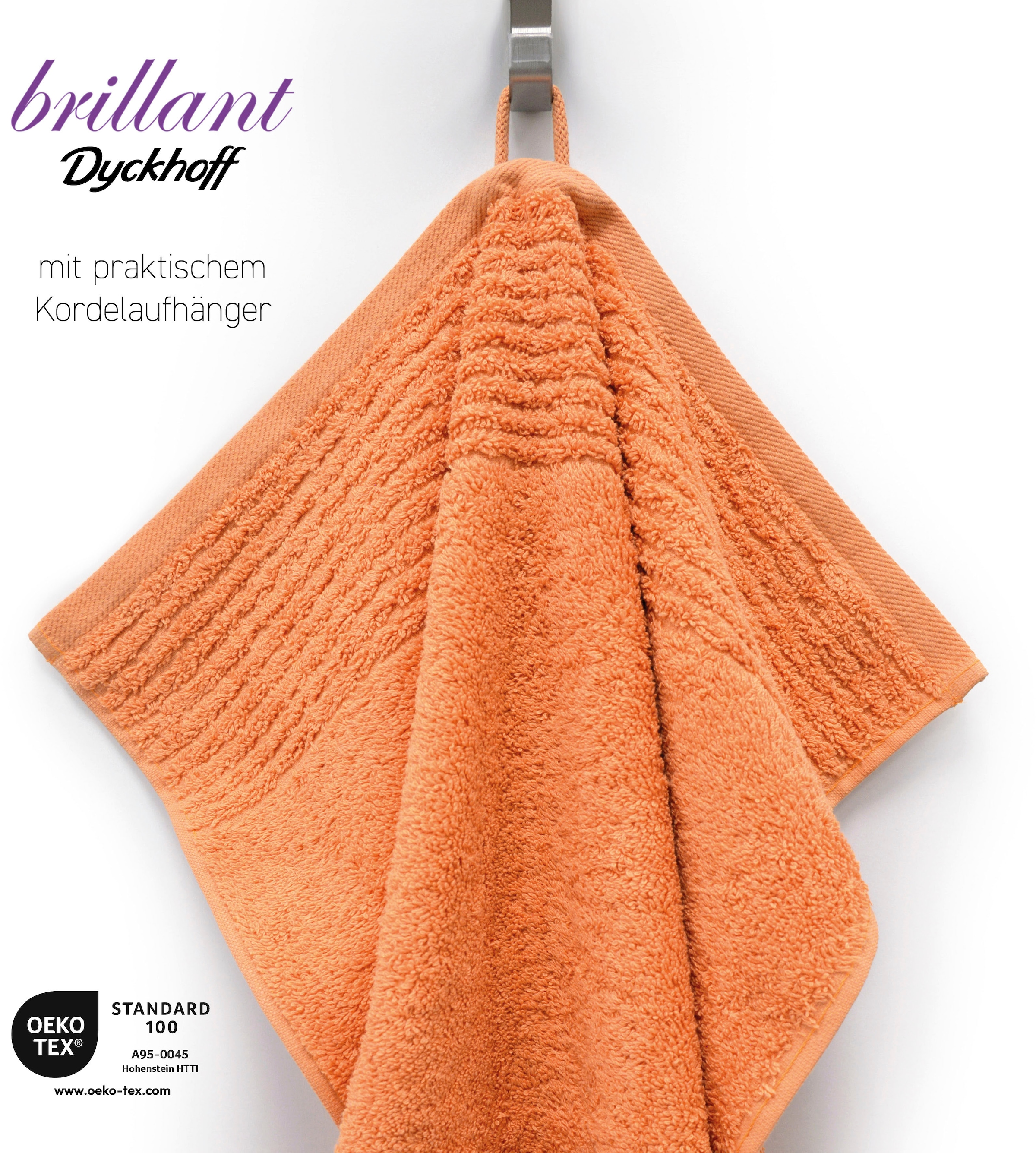 Dyckhoff Handtuch Set »Brillant«, (Set, 6 St., 4 Handtücher (50x100 cm)-2 Badetücher (70x140 cm), mit Streifenbordüre;4 Handtücher (50x100cm), 2 Duschtücher (70x140cm)