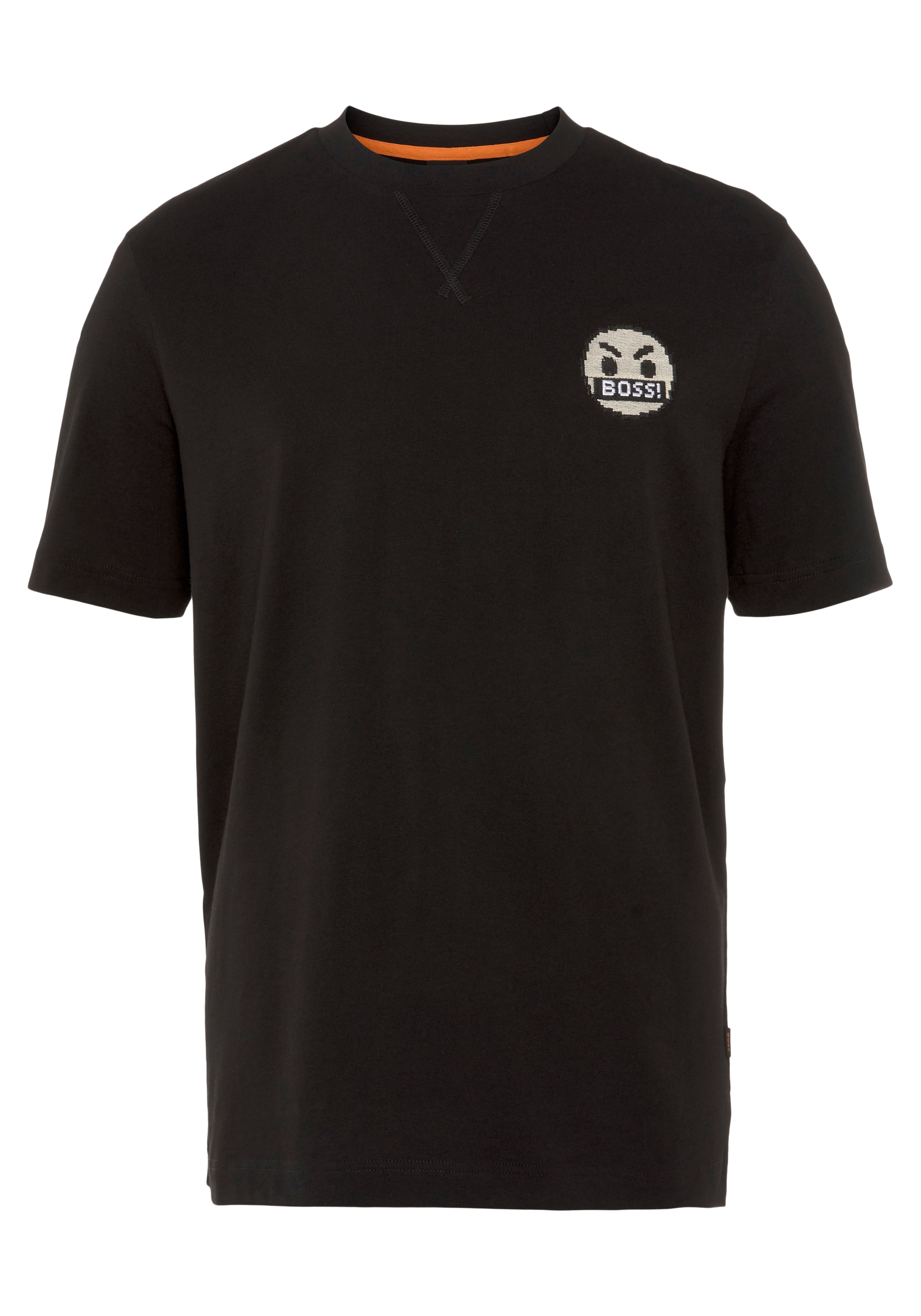 BOSS ORANGE T-Shirt »Teglitchlogo«, mit Boss Label auf der Brust online  shoppen bei OTTO