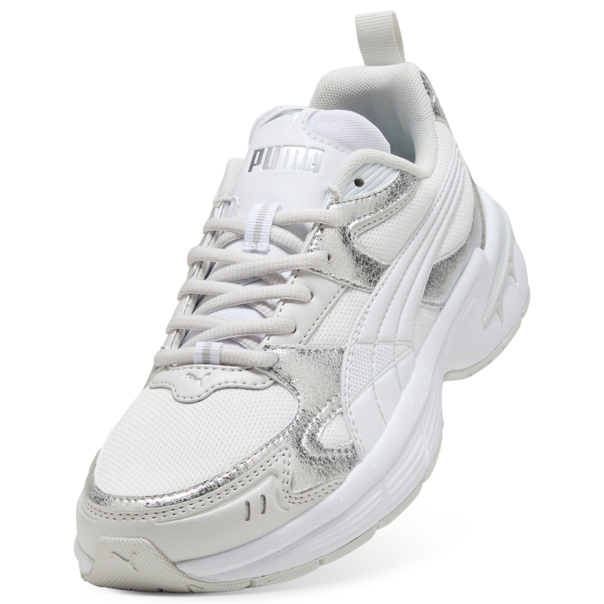PUMA Sneaker »MILENIO TECH 2000 METALLIC WHISPER«  atmungsaktives Textil-Obermaterial, leicht profilierte Gummilaufsohle