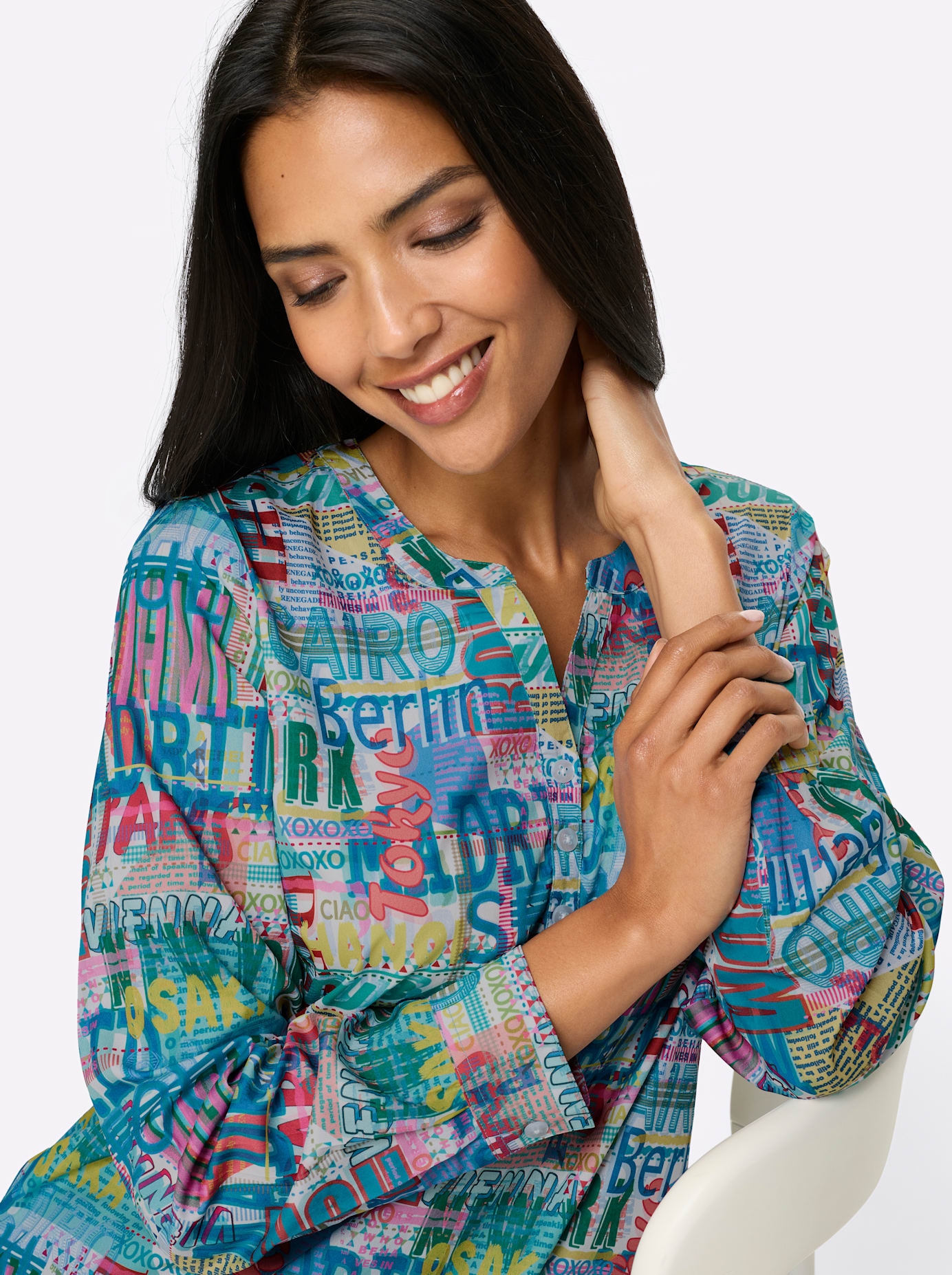 Classic Basics Schlupfbluse