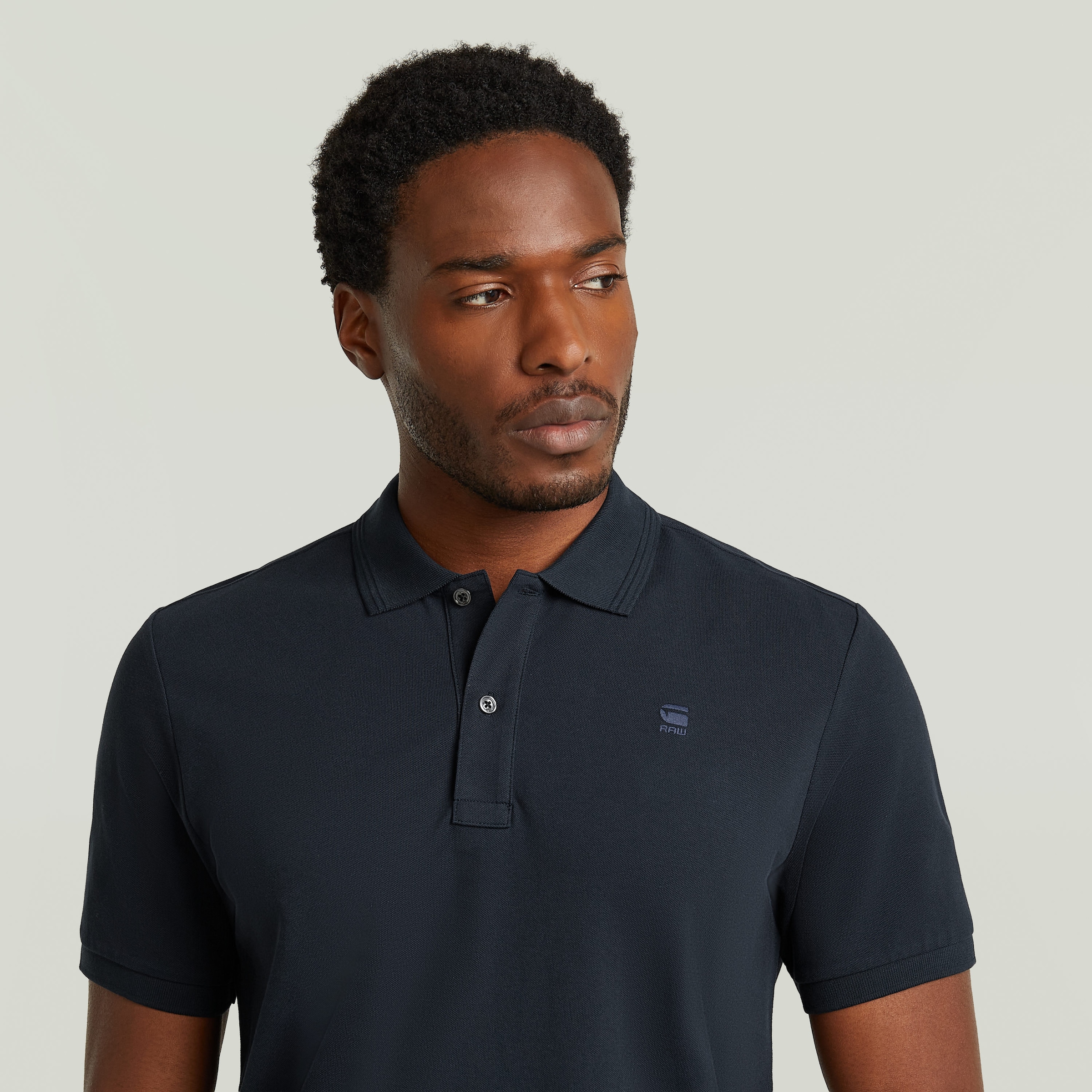 G-STAR Poloshirt »Dunda Slim Fit« Logostickerei auf der Brust