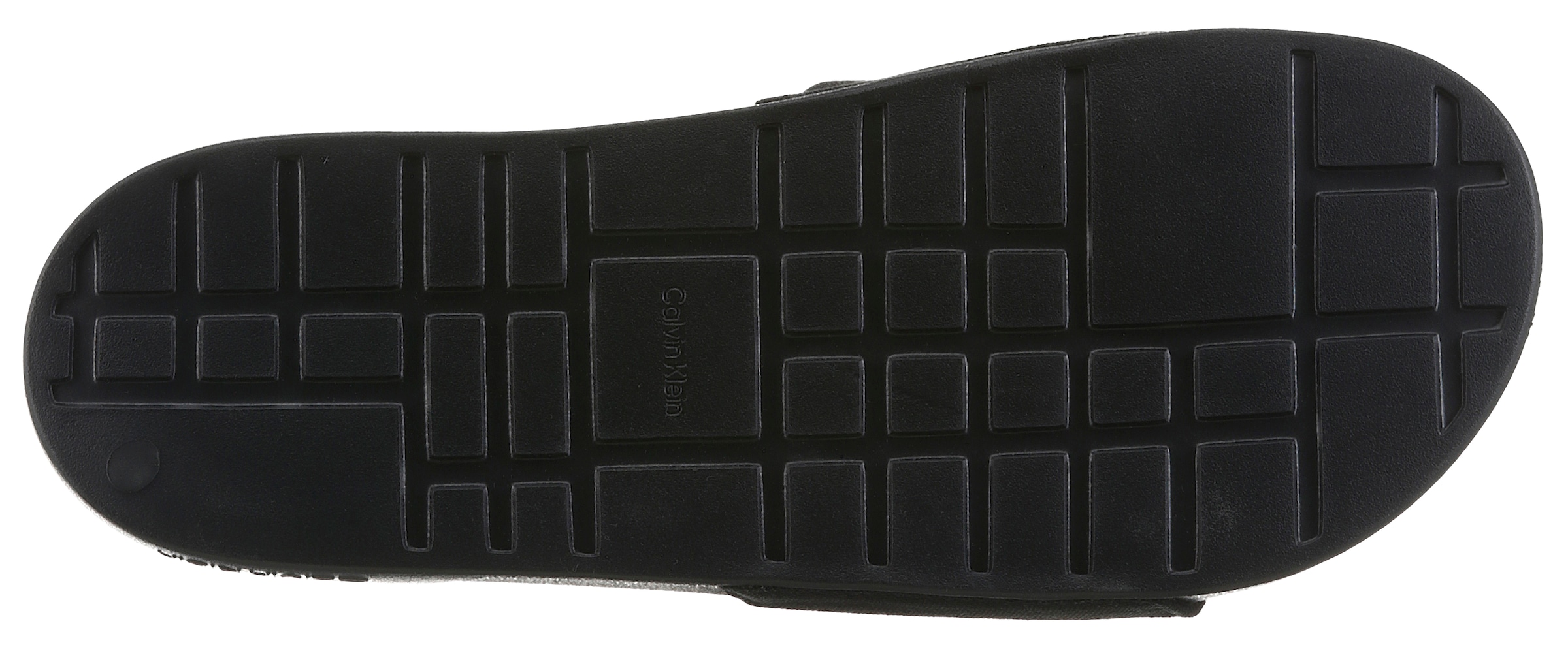 Calvin Klein Pantolette »ESS SLIDE CV«  Strandschuh, Pool Slides, Flat mit Textil-Riemen