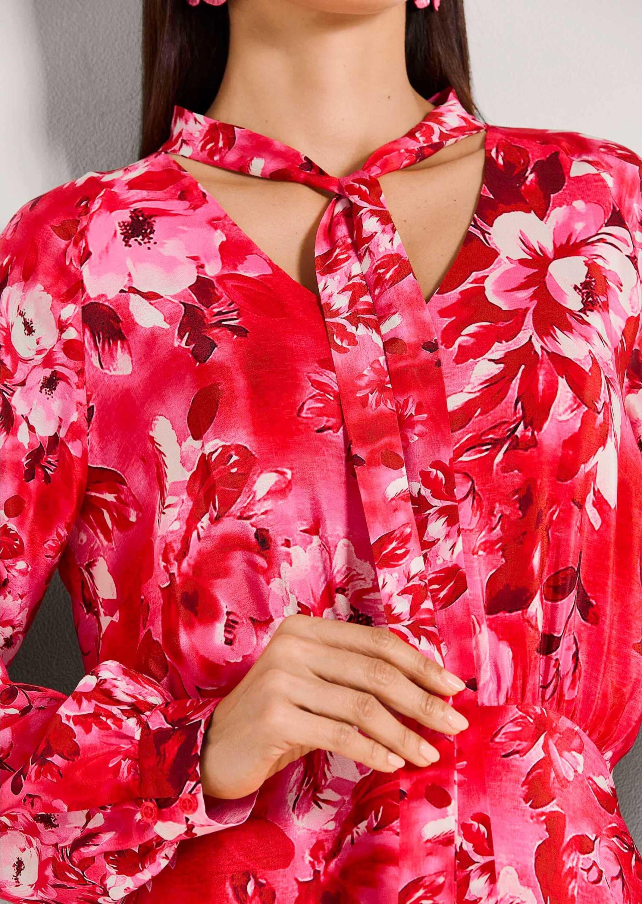 MADELEINE Druckkleid »Druckkleid Stretchkleid mit Blumenmuster«