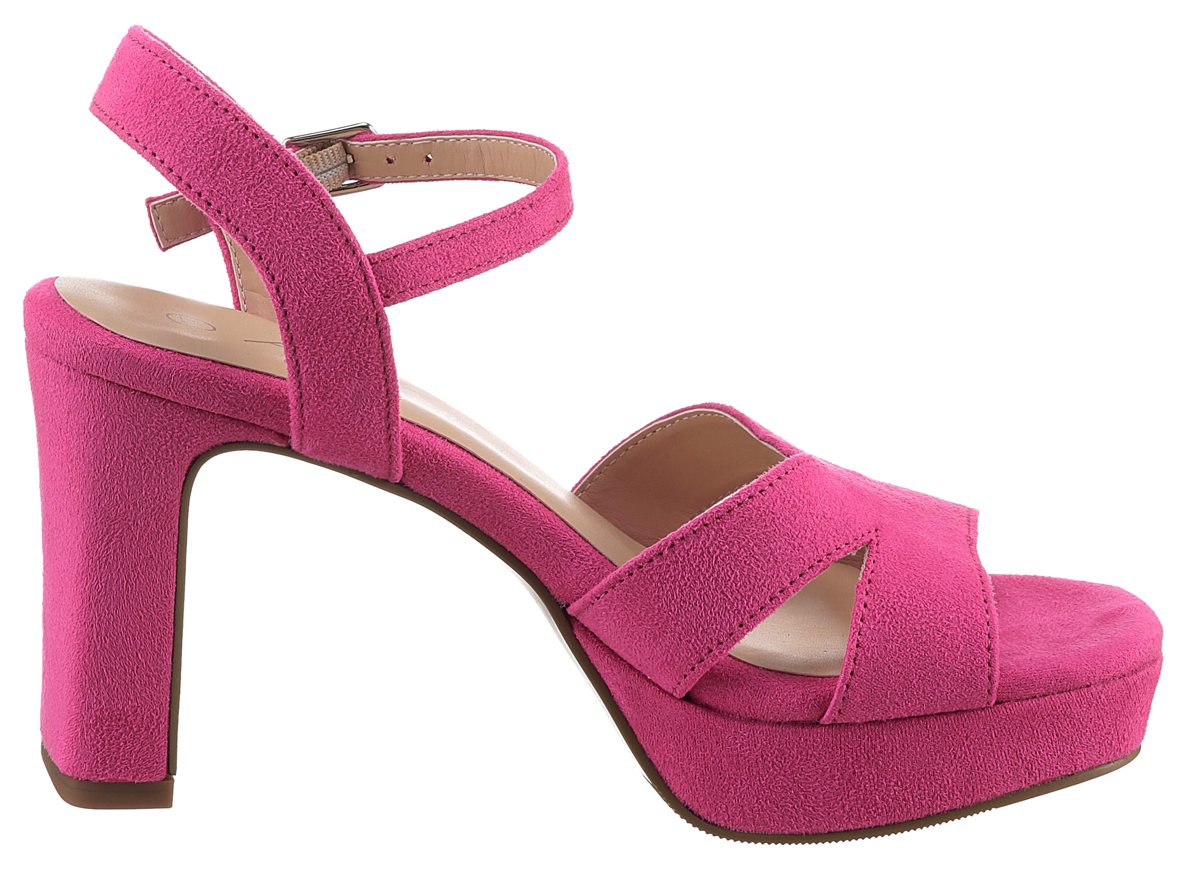 Aniston SHOES High-Heel-Sandalette, Sommerschuh, Abendsanale, Plateau - NEUE KOLLEKTION