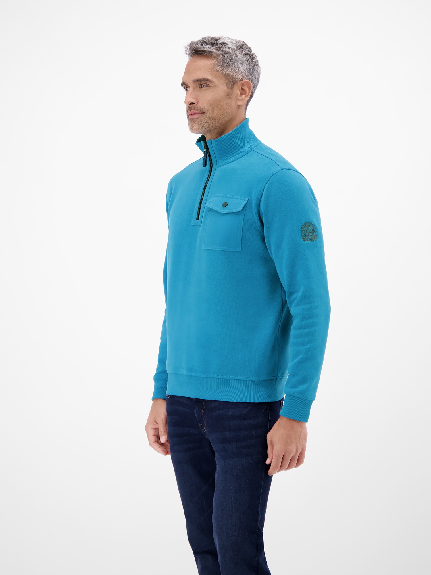 LERROS Sweatshirt »Herren Troyer, stylisch-legér«
