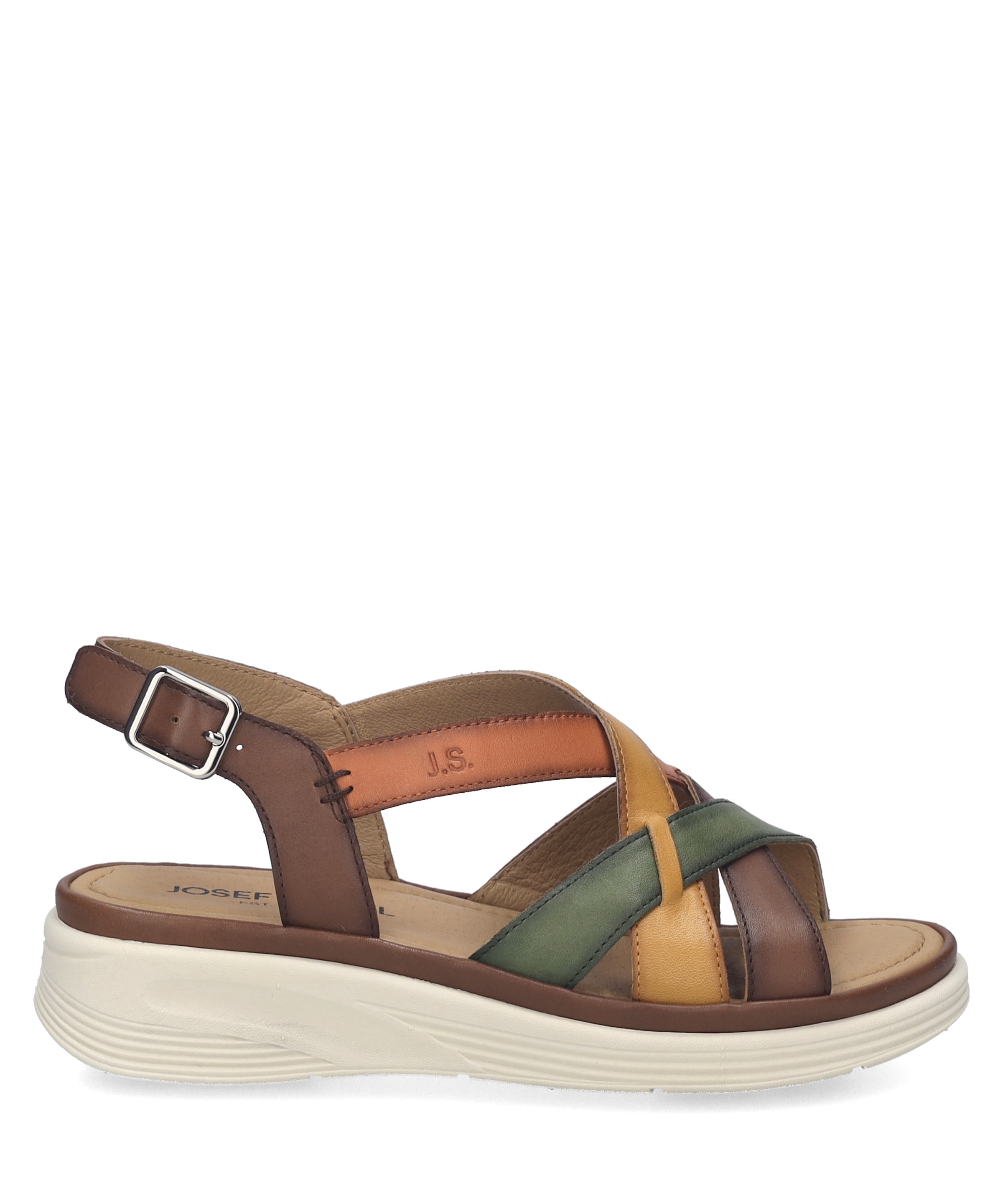Josef Seibel Sandale »Sevran 07, grün-multi«