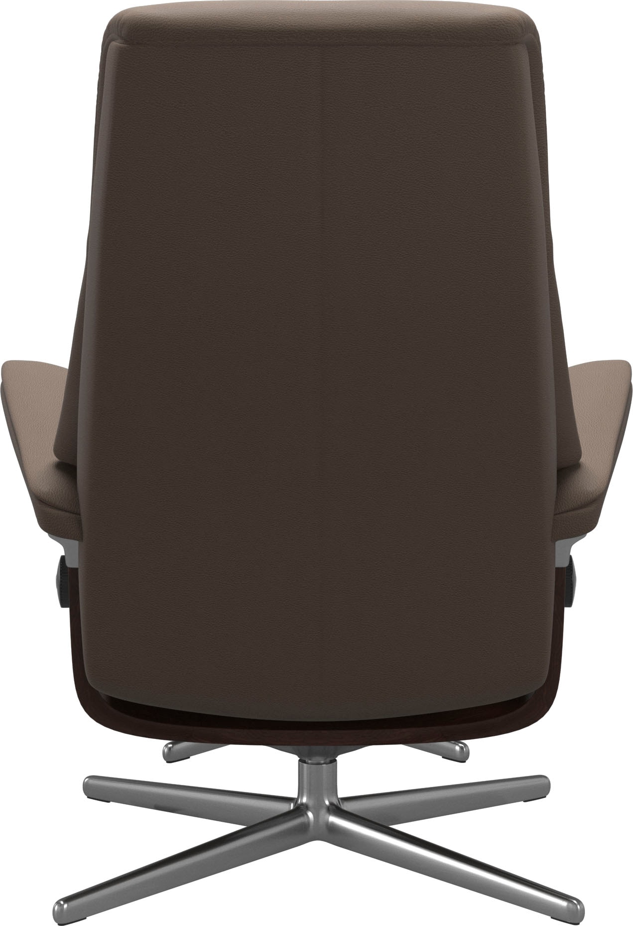 Stressless® Fußhocker »View« mit Cross Base, Größe S, M & L, Holzakzent Braun