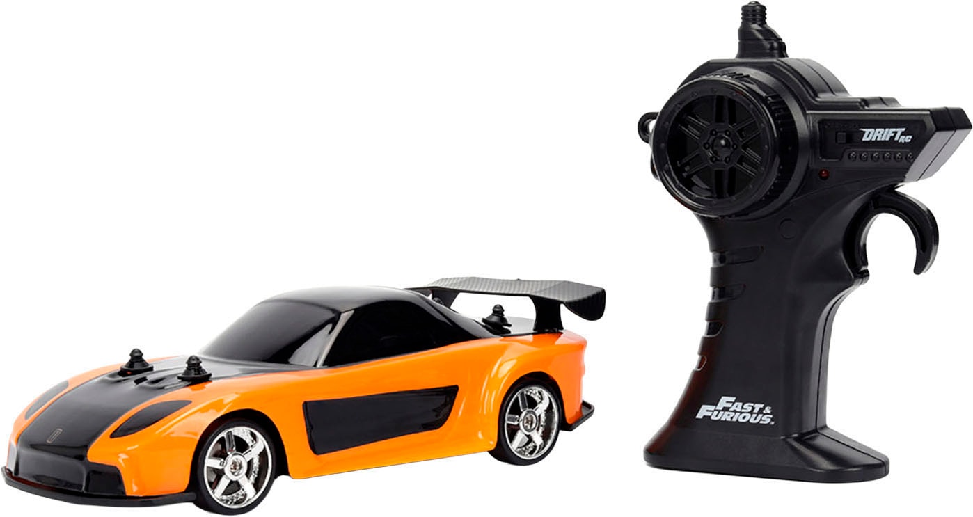 JADA RC-Auto »RC Fast&Furious Drift Mazda RX-7 1:24« mit Drift Funktion und Turbo