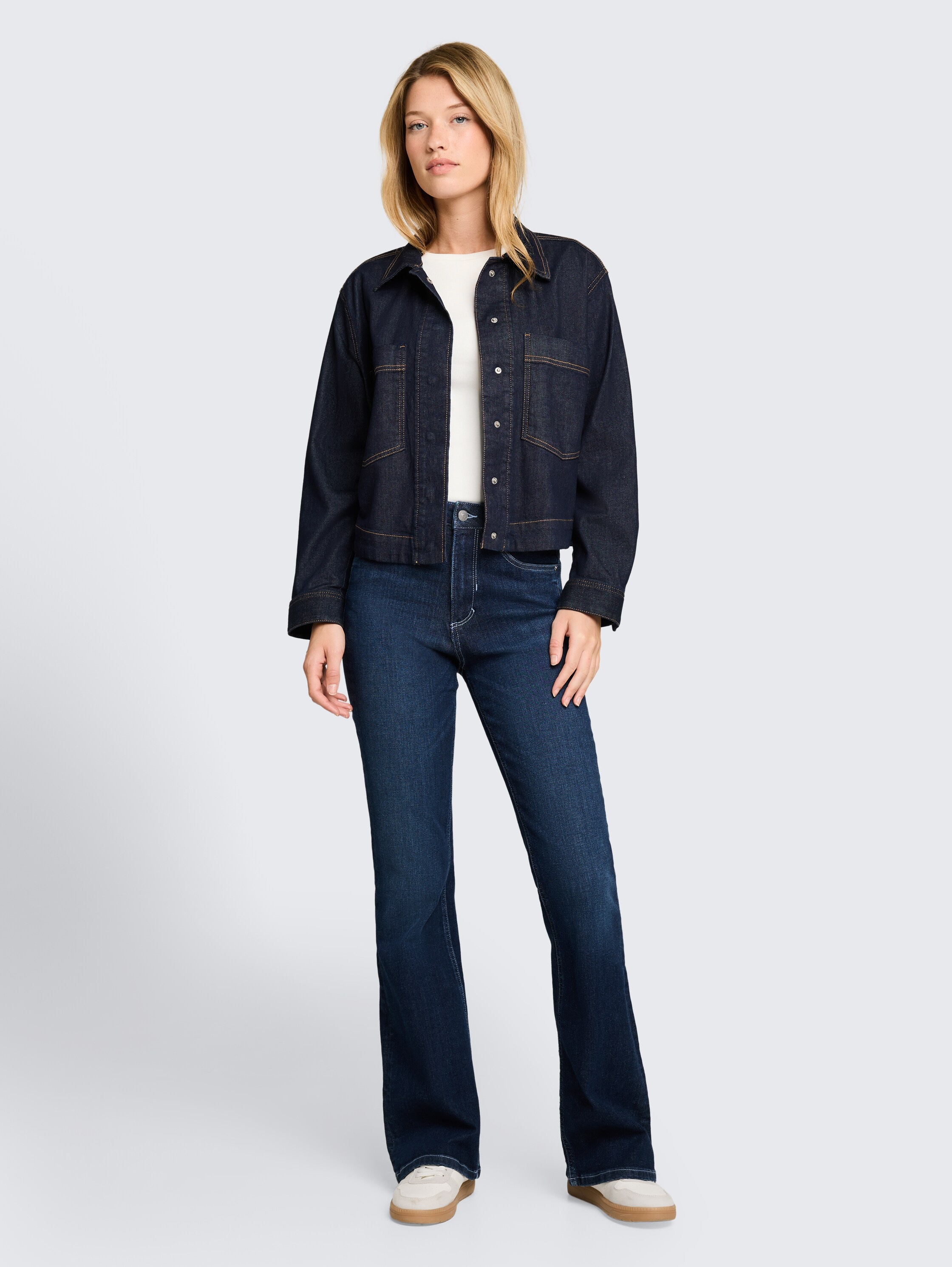 TOM TAILOR Denim 5-Pocket-Jeans »Style Ava Flared« mit Stretch