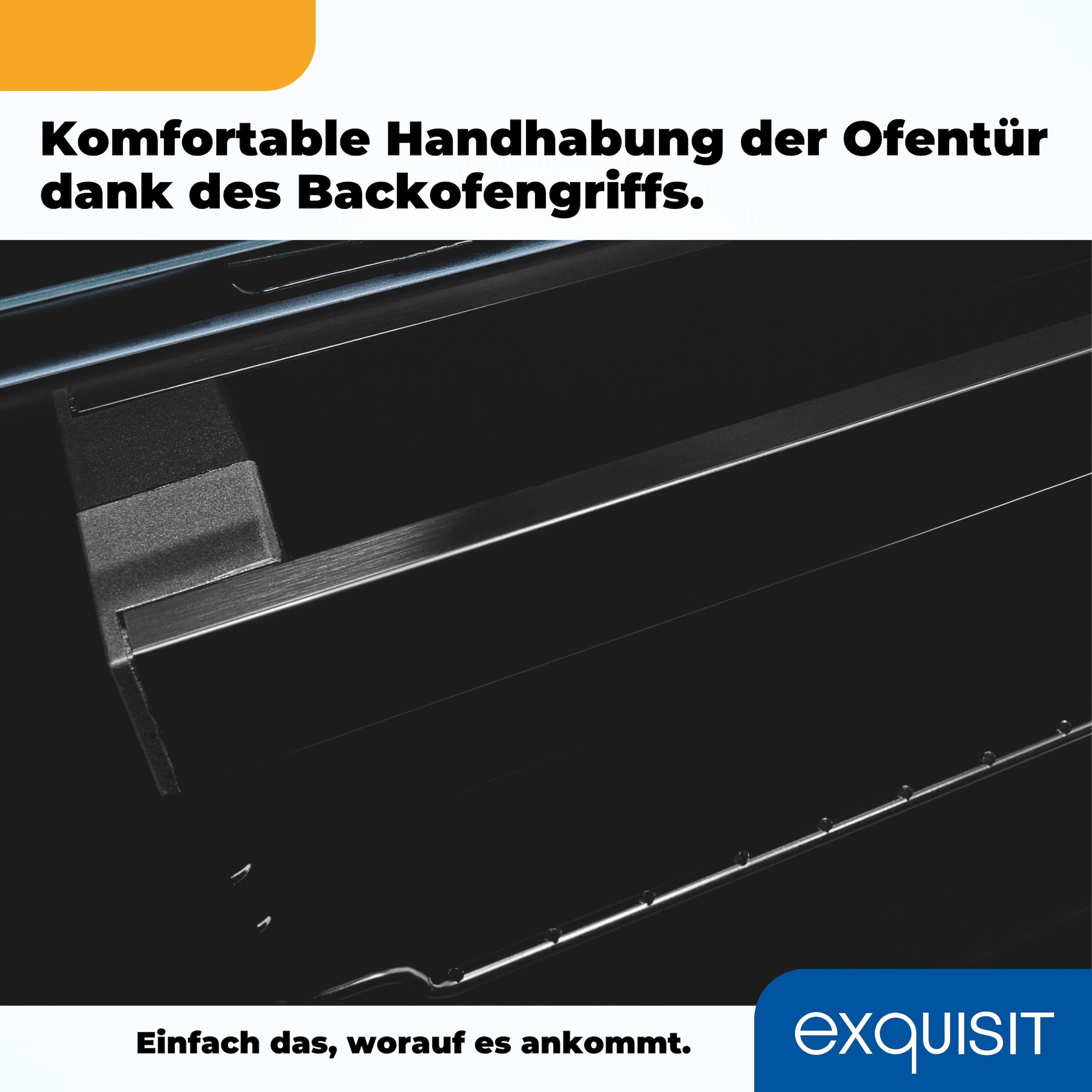 exquisit Backofen-Set »EBE257-H-020 schwarz« Set, 2 Stk. tlg.