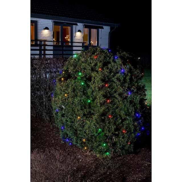 KONSTSMIDE LED-Lichternetz »Weihnachtsdeko aussen«, 64 St.-flammig, LED  Lichternetz, 64 bunte Dioden bei OTTO