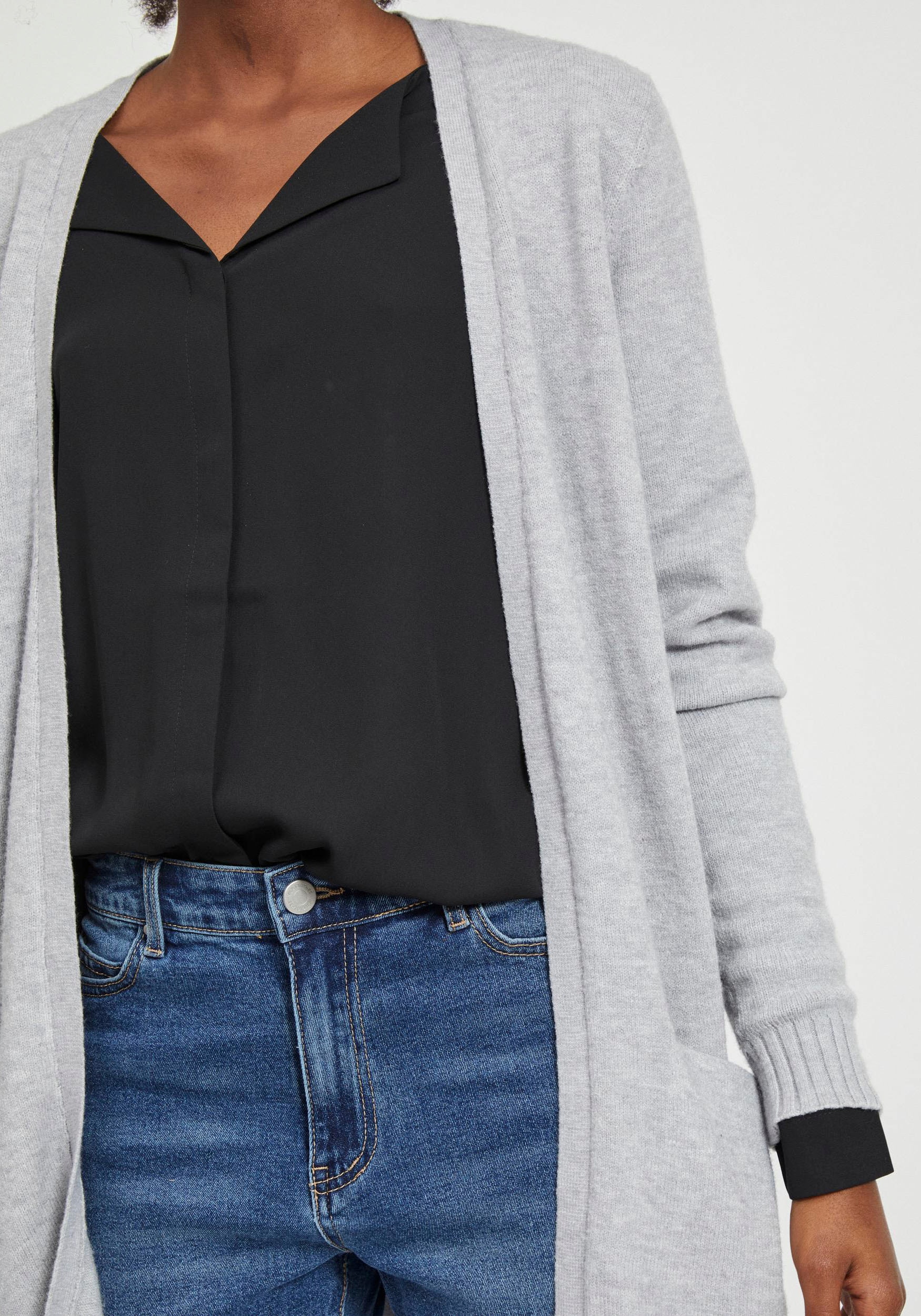 Vila Cardigan »VIRIL OPEN L/S KNIT CARDIGAN - NOOS«, in offener Form