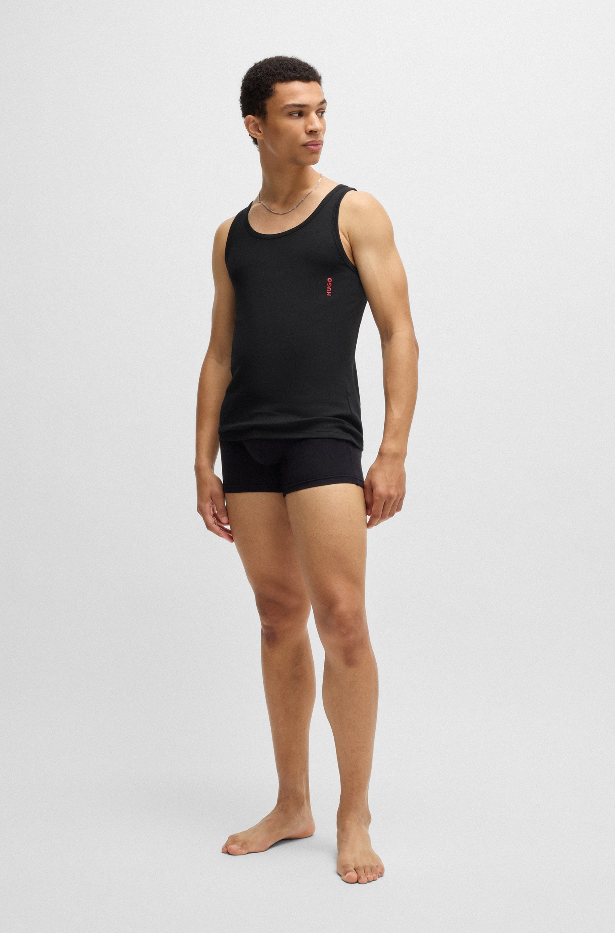 HUGO Underwear Tanktop »Twin Pack«, (Packung, 2 tlg.), mit Markenlabel in Kontrastfarbe