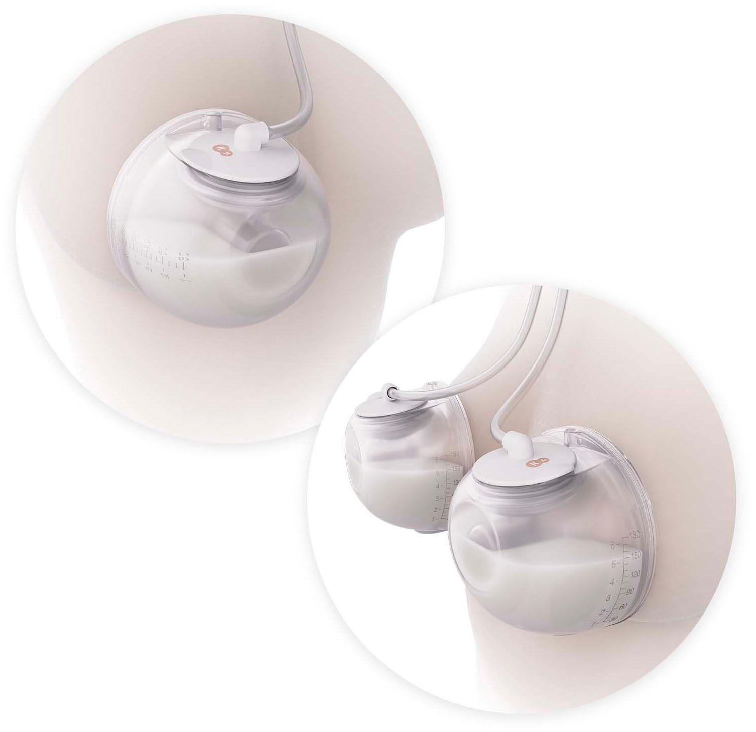 Kinderkraft Elektrische Doppelmilchpumpe »GENTLEFLOW« mit 3 Modi, 9 Stufen und Speicherfunktion