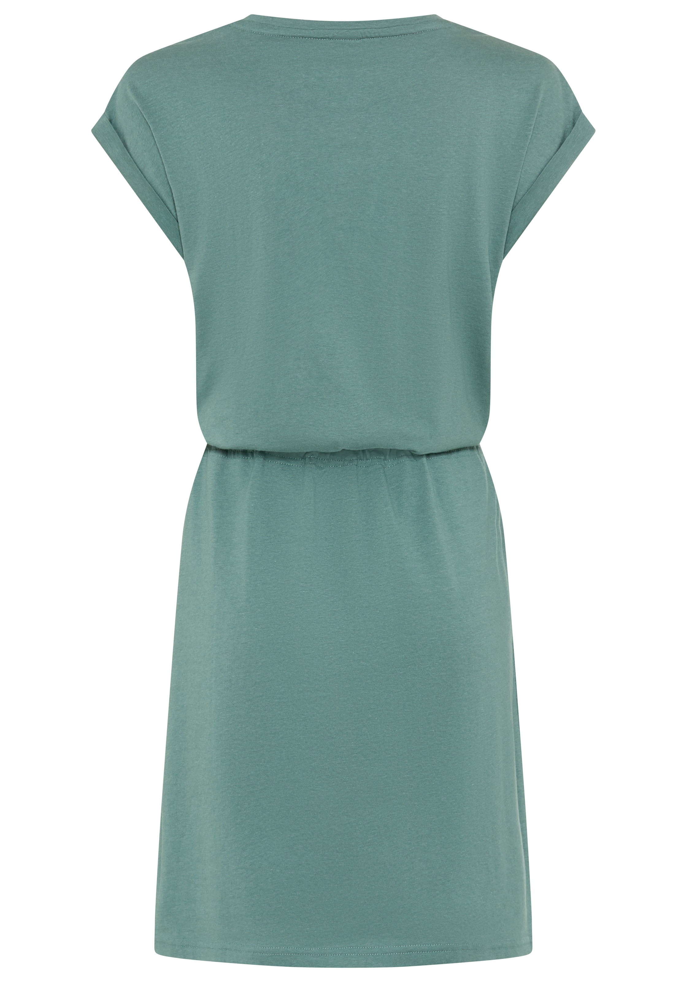 KangaROOS Shirtkleid figurumspielendes Kleid, für Casualmode und Streetwear, Kurzarm