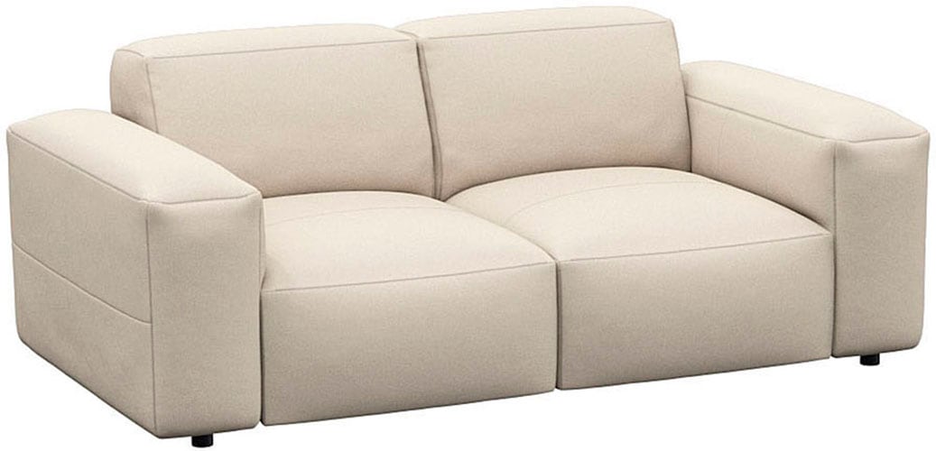 FLEXLUX 2-Sitzer »Lucera Sofa, super bequem durch hochwertigen Sitzaufbau mit Kaltschaum«, Designsofa, modern & anschmiegsam