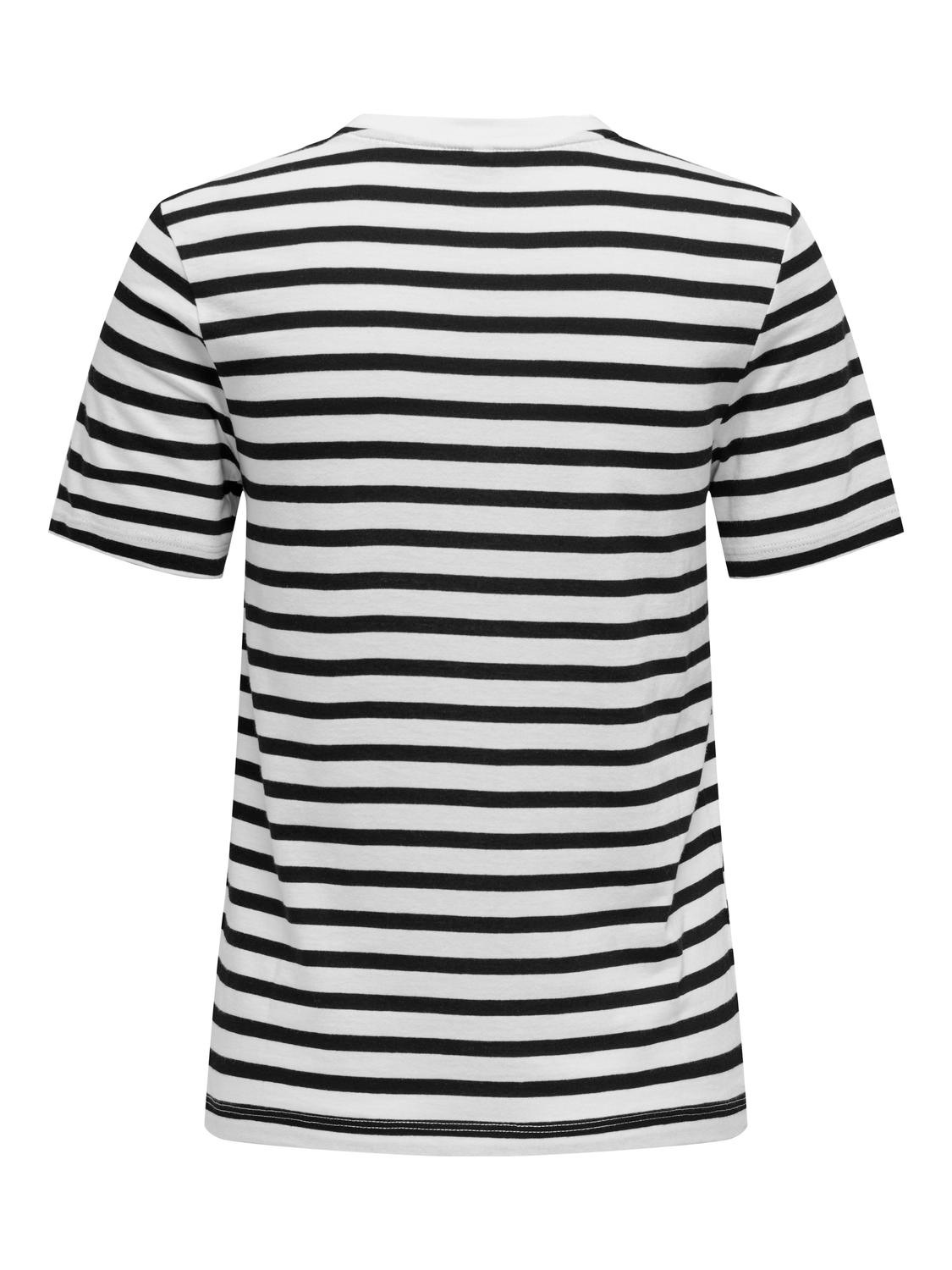 ONLY Kurzarmshirt »ONLKITA LIFE REG S/S BOW TOP BOX JRS«