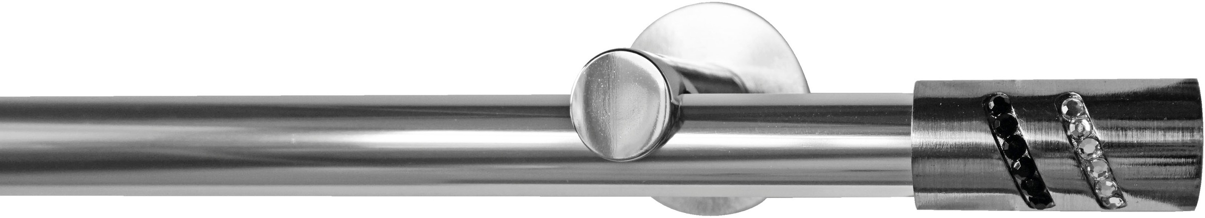 GARESA Gardinenstange »BOSTON« Ø 20 mm 1 läufig-läufig Wunschmaßlänge Vorhanggarnitur-Innenlauf, einfache Montage, verlängerbar