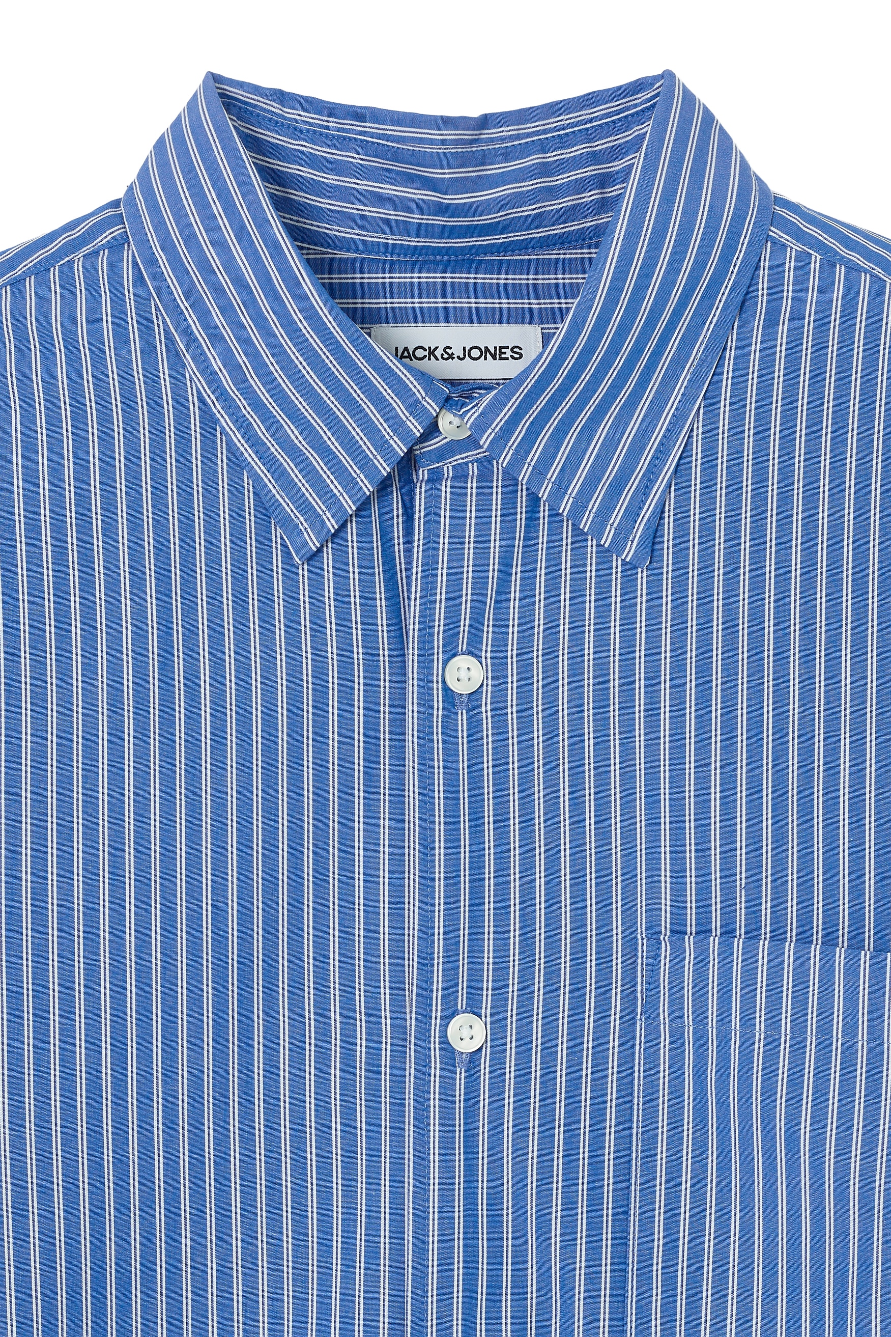 Jack & Jones Langarmhemd »JJECODY POPLIN SHIRT LS SN«, mit Streifen Muster