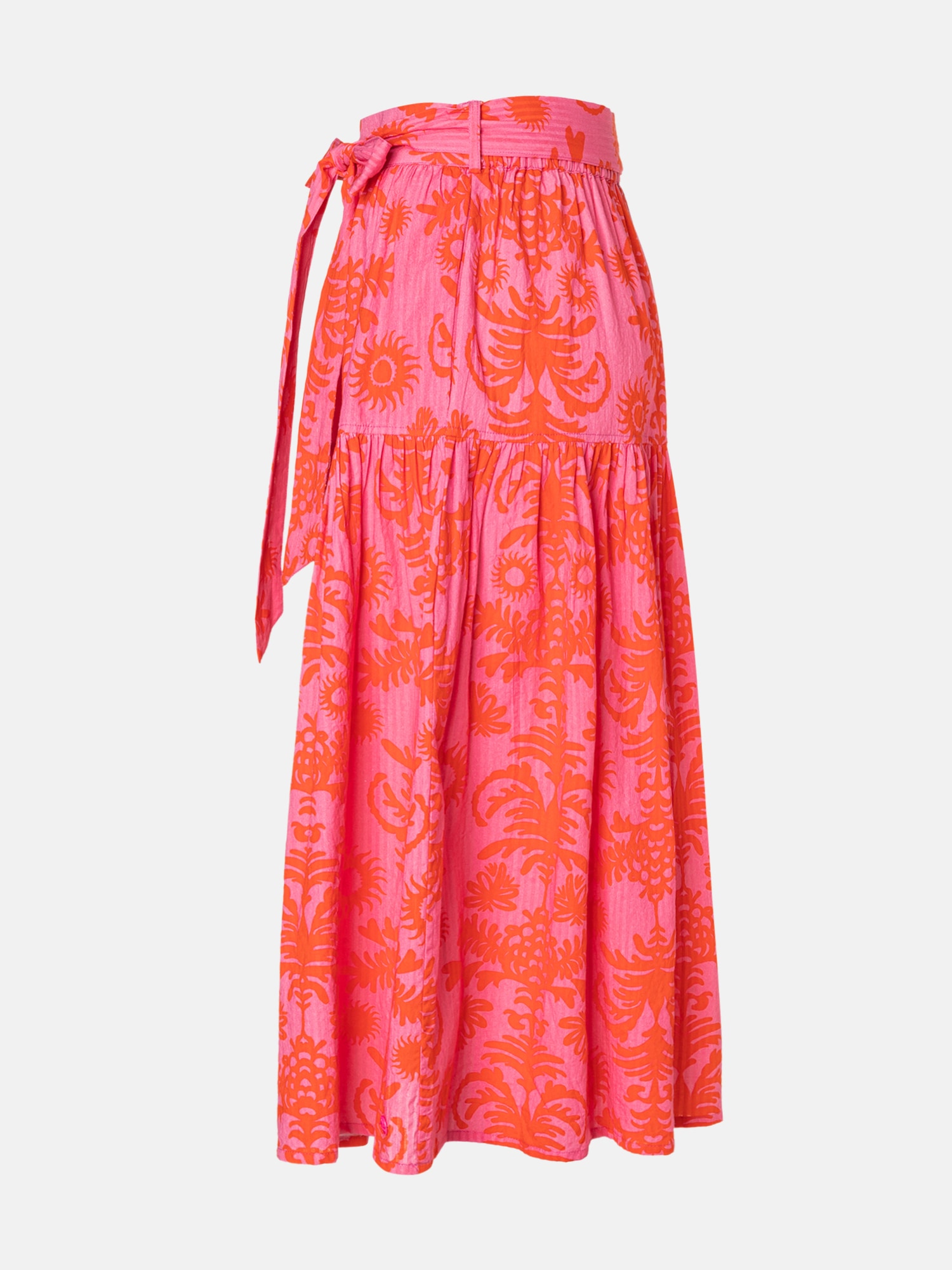 Lieblingsstück Midirock »BettyL« mit Allover-Print und Bindegürtel