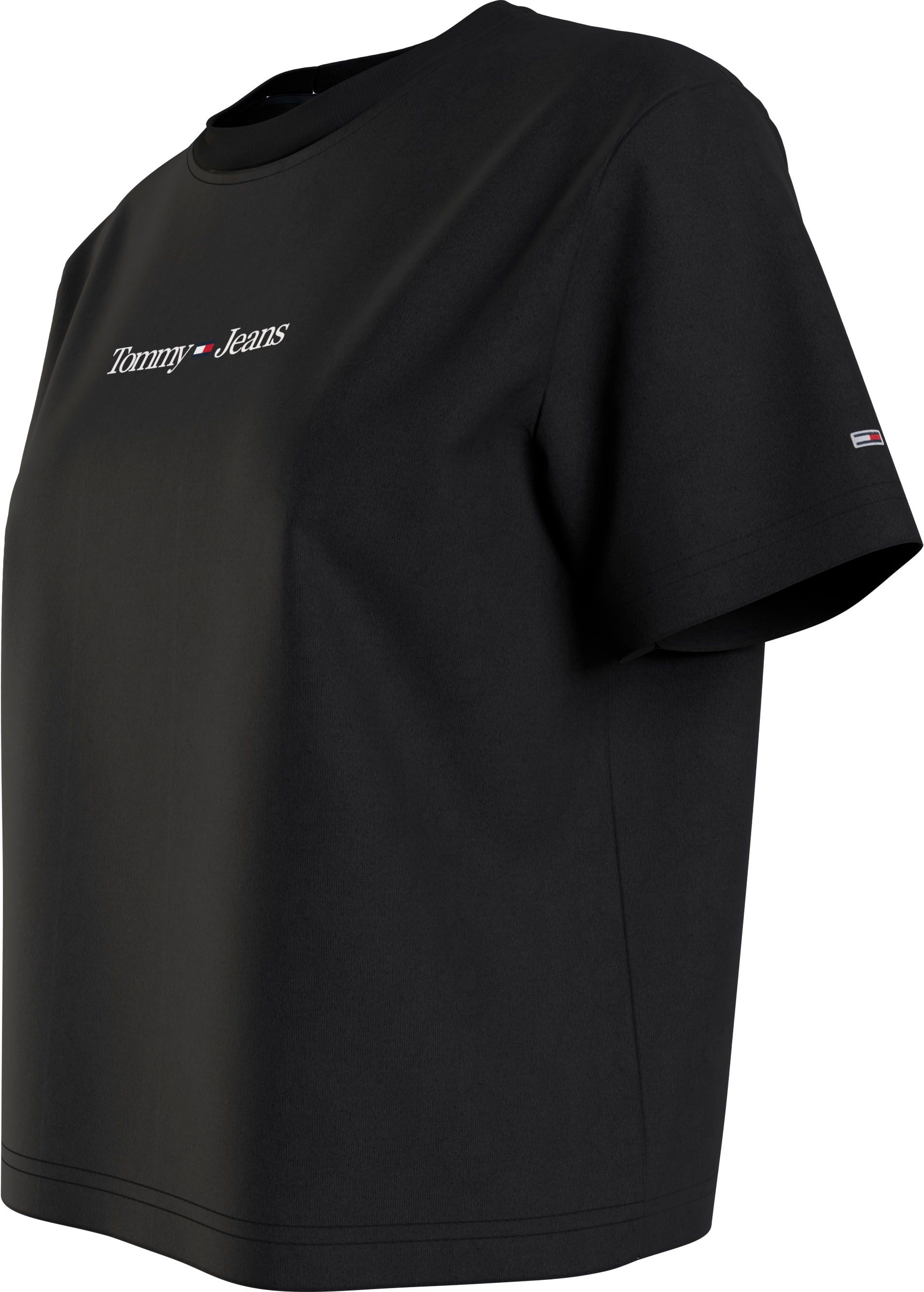Tommy Jeans Kurzarmshirt »TJW CLS SERIF LINEAR TEE«, mit Tommy Jeans Linear Logoschriftzug
