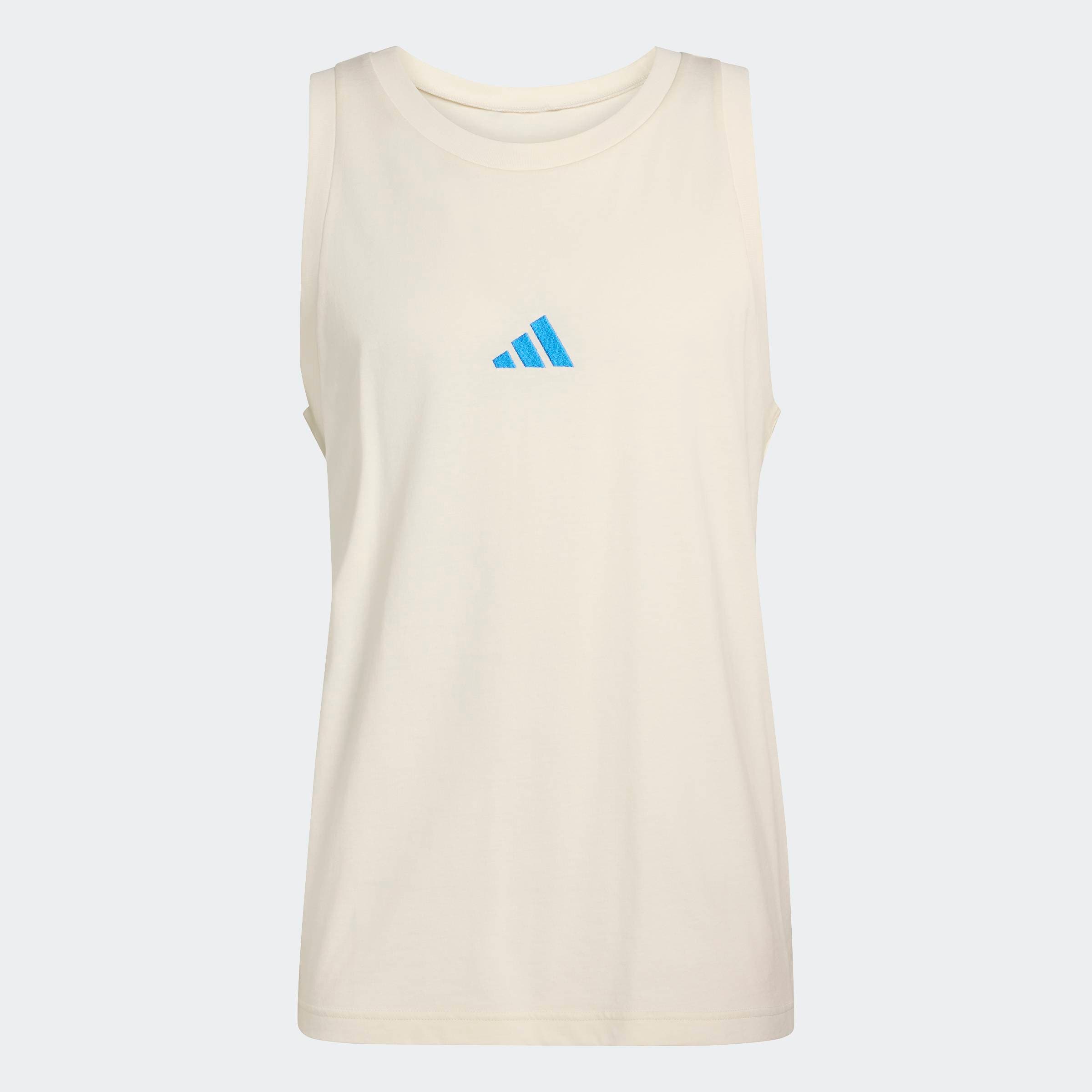 adidas Sportswear Tanktop »M SL TANK« ohne Verschluss, aus Baumwolle, mit Rundhalsausschnitt