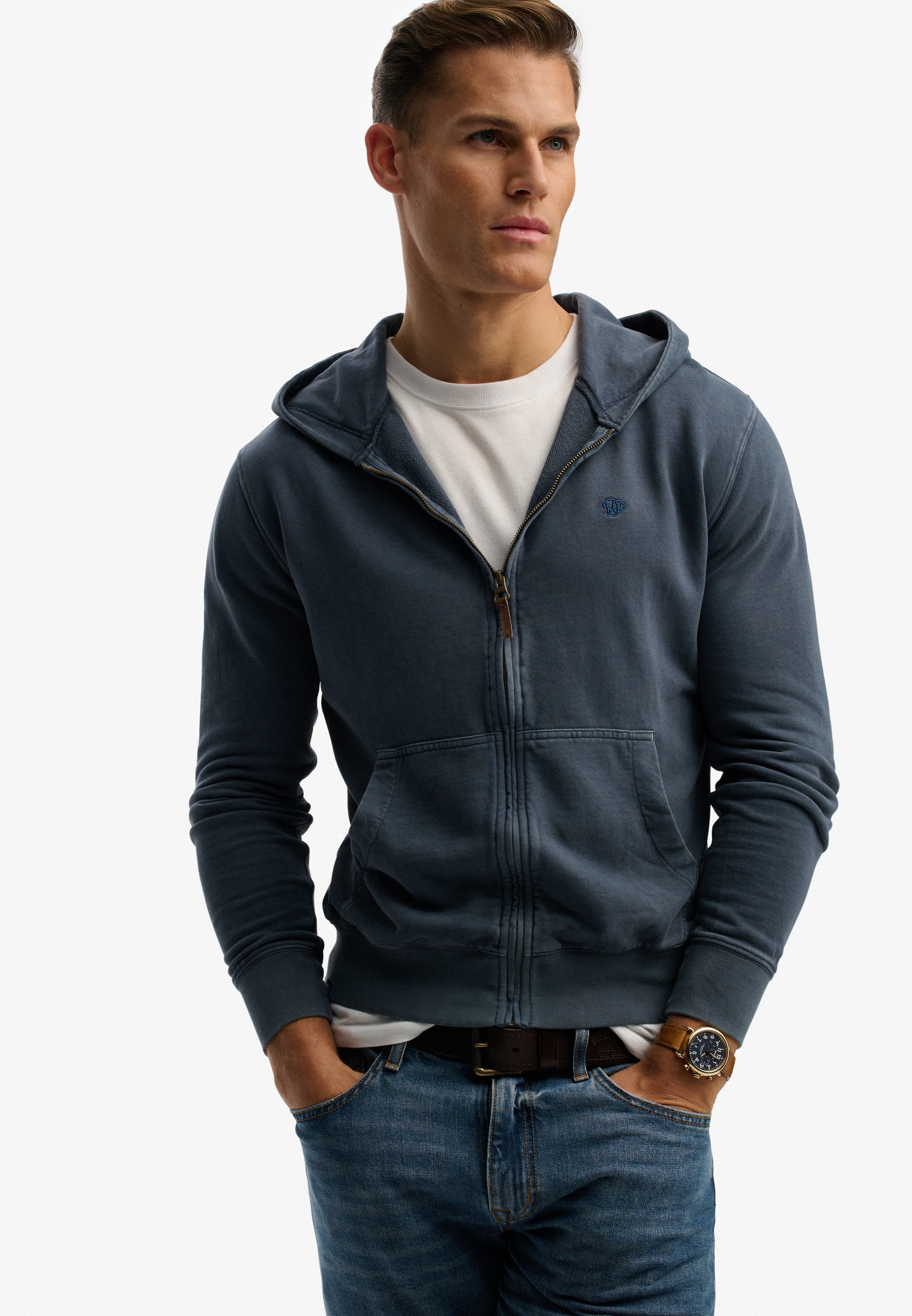 Superdry Kapuzensweatjacke »CLASSIC ESSENTIAL ZIPHOOD«