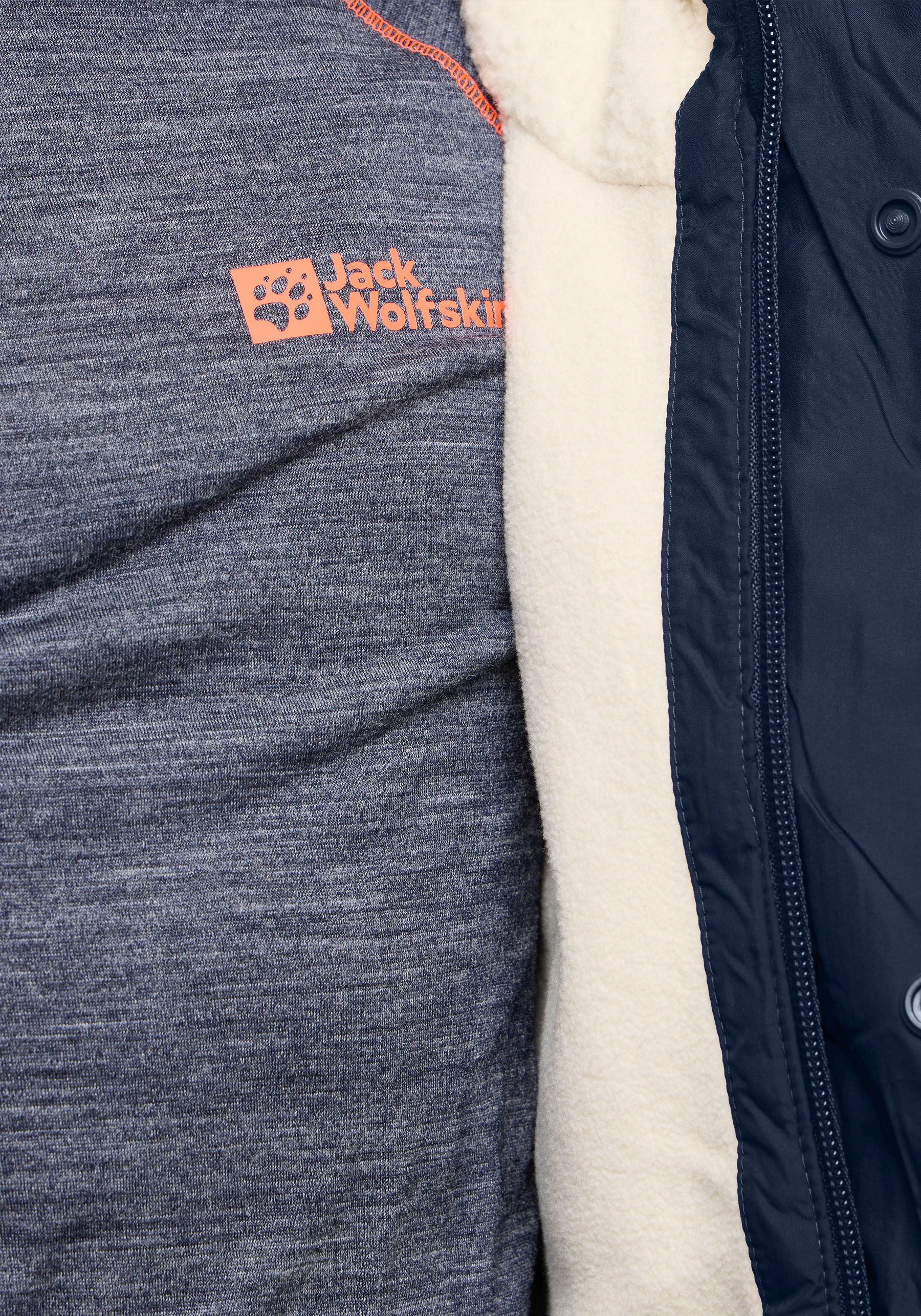 Jack Wolfskin Steppjacke »Jacke SNOWBEAR für Kinder«, mit Kapuze