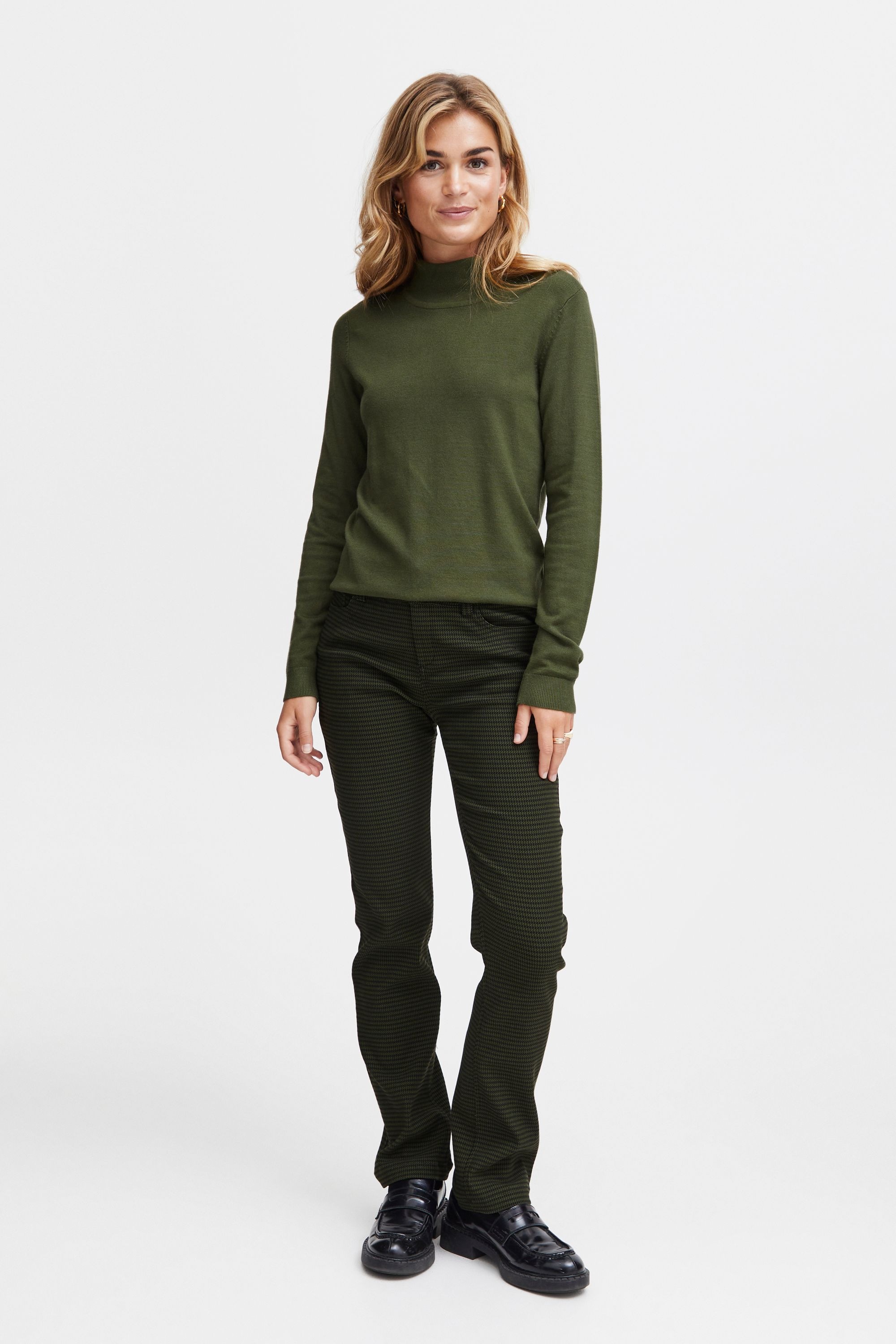 fransa Strickfleece-Pullover »Strickpullover FRBlume«