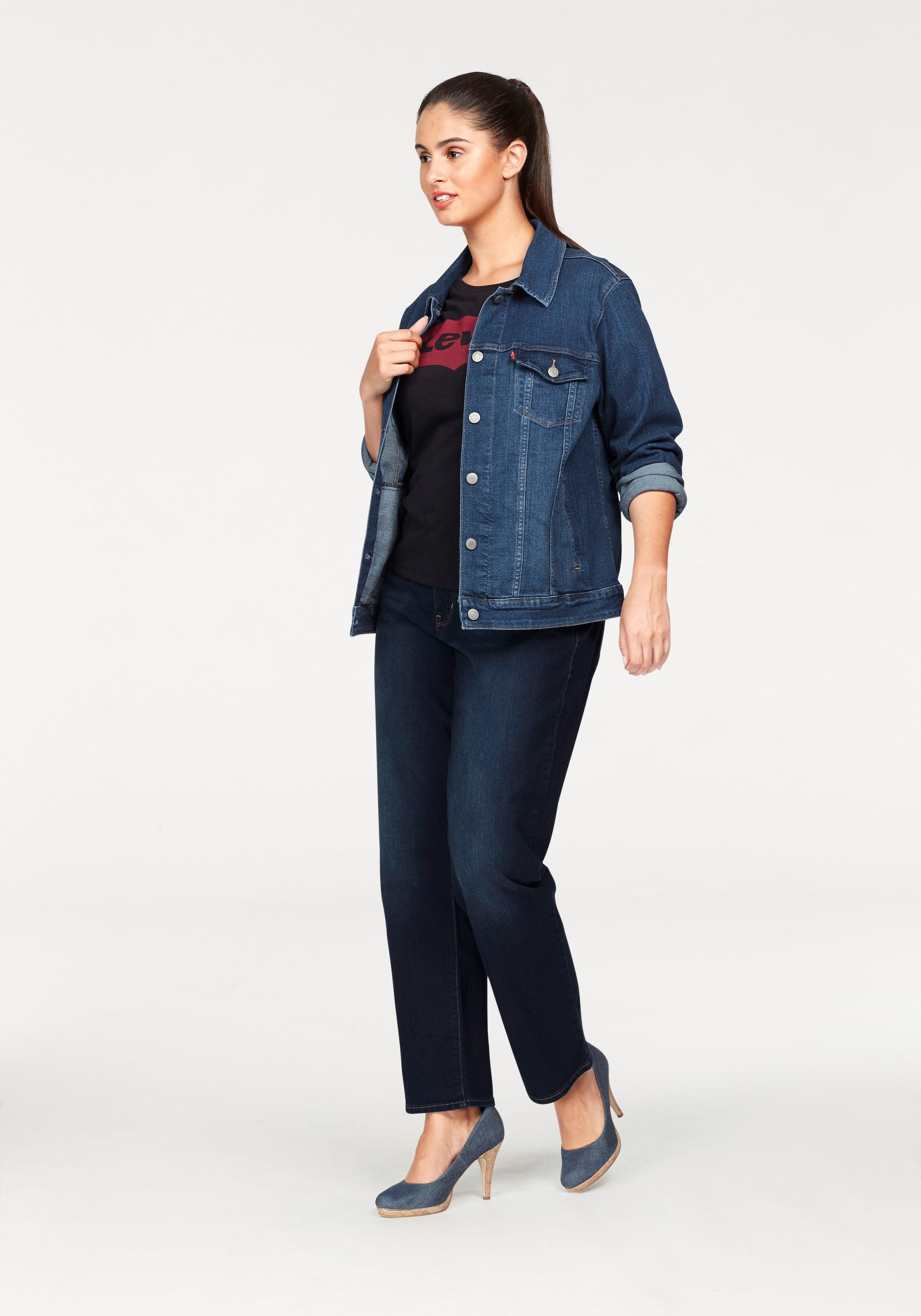 Levi's® Plus T-Shirt »Perfect Tee«, mit Batwing-Logo