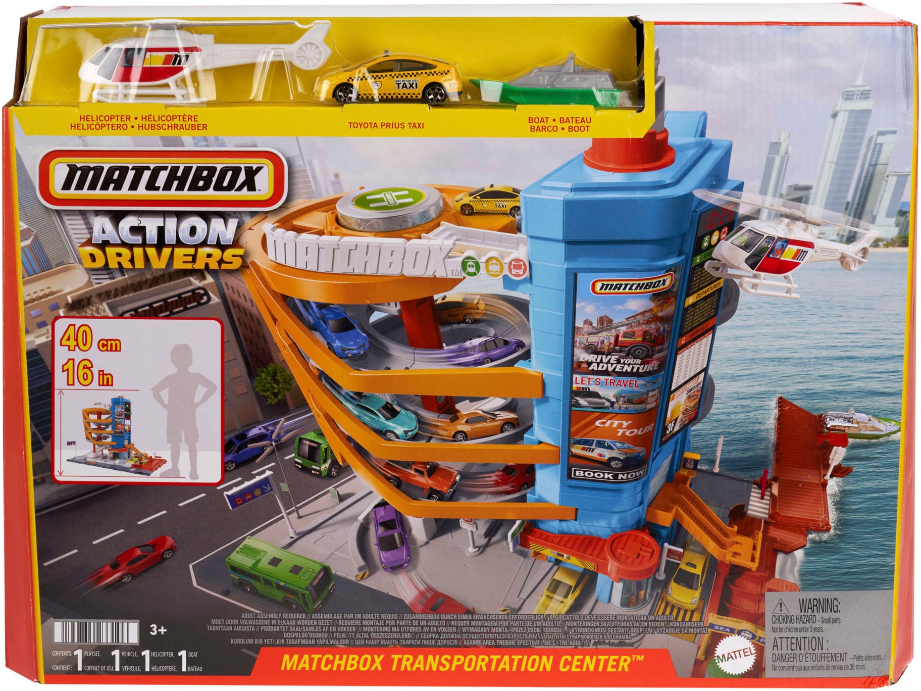 MATCHBOX Spiel-Parkhaus »Action Drivers Transport-Center«