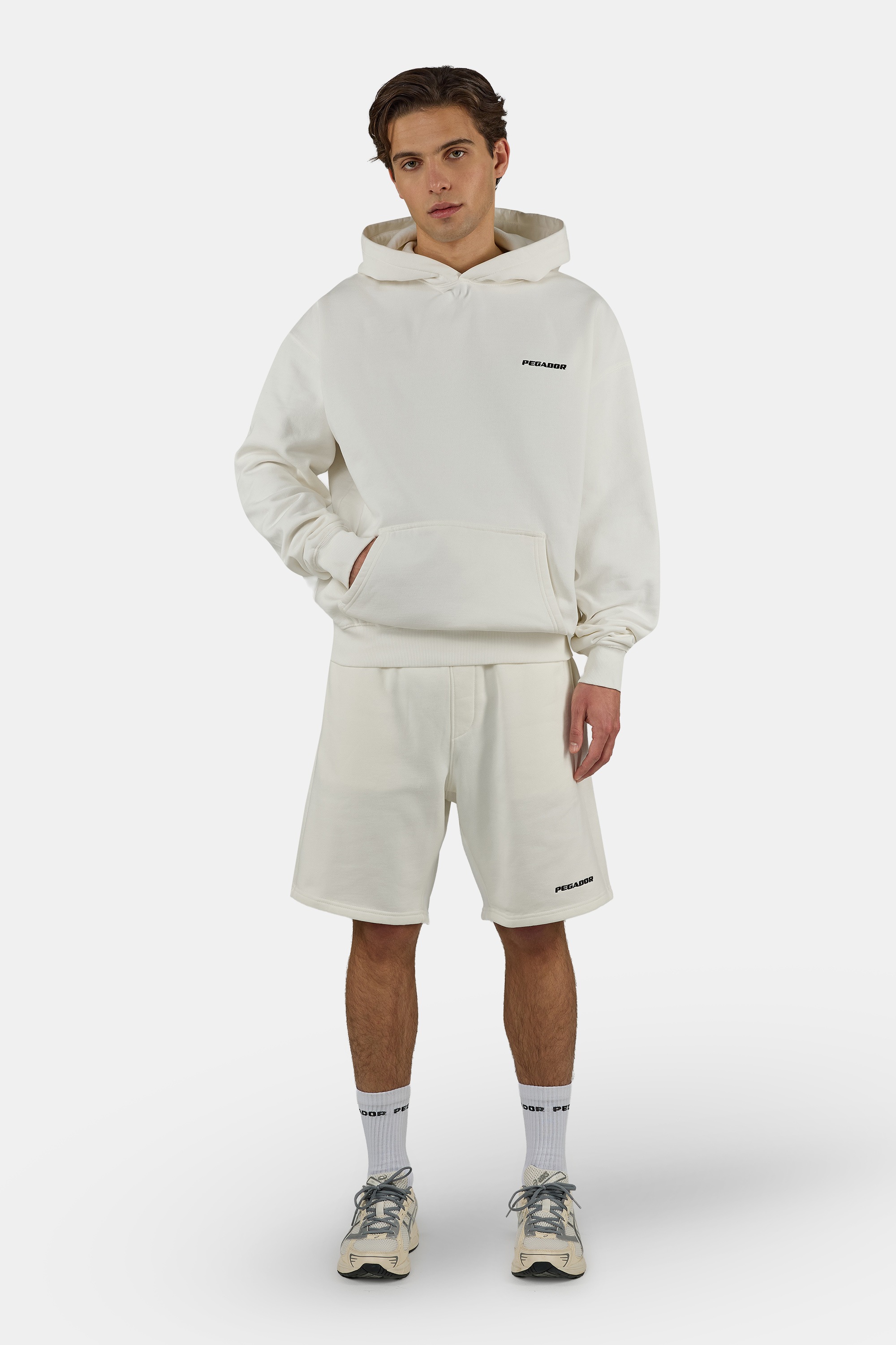 PEGADOR Kapuzensweatshirt »Logo Oversized Hoodie«, Baumwollmischung, oversize
