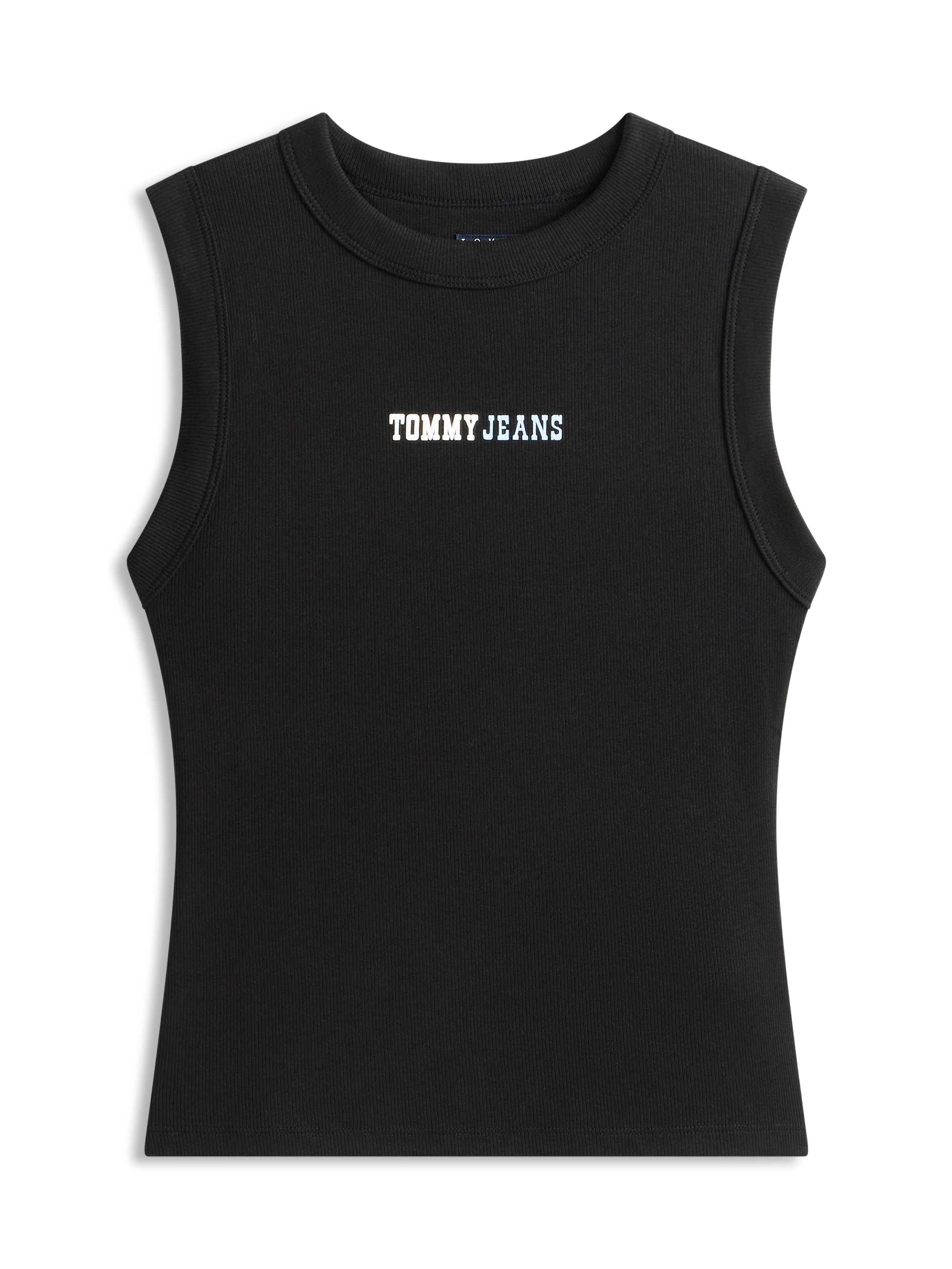 Tommy Jeans T-Shirt »TJW SLIM ESS LOGO 2 RIB TANK« mit gerippter Struktur
