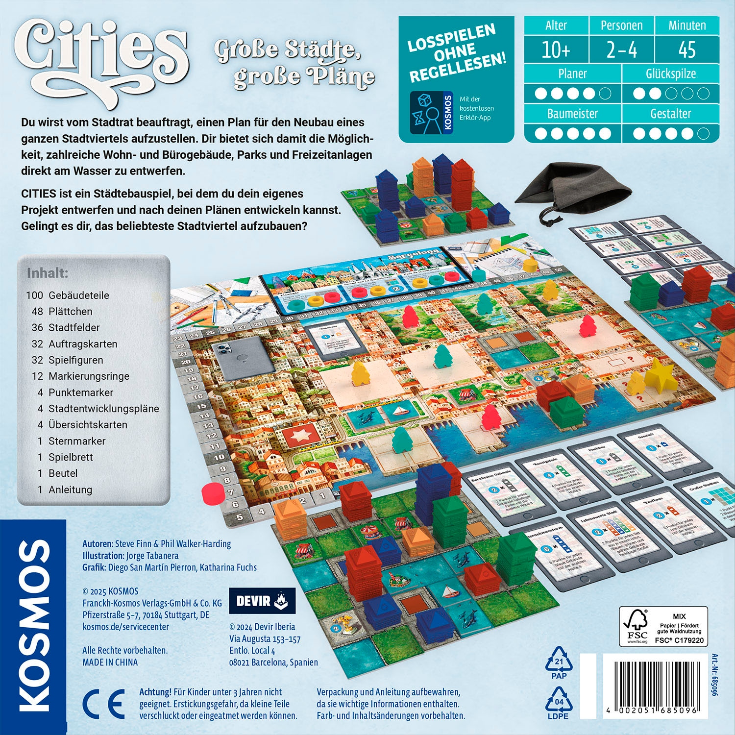 Kosmos Spiel »Cities«