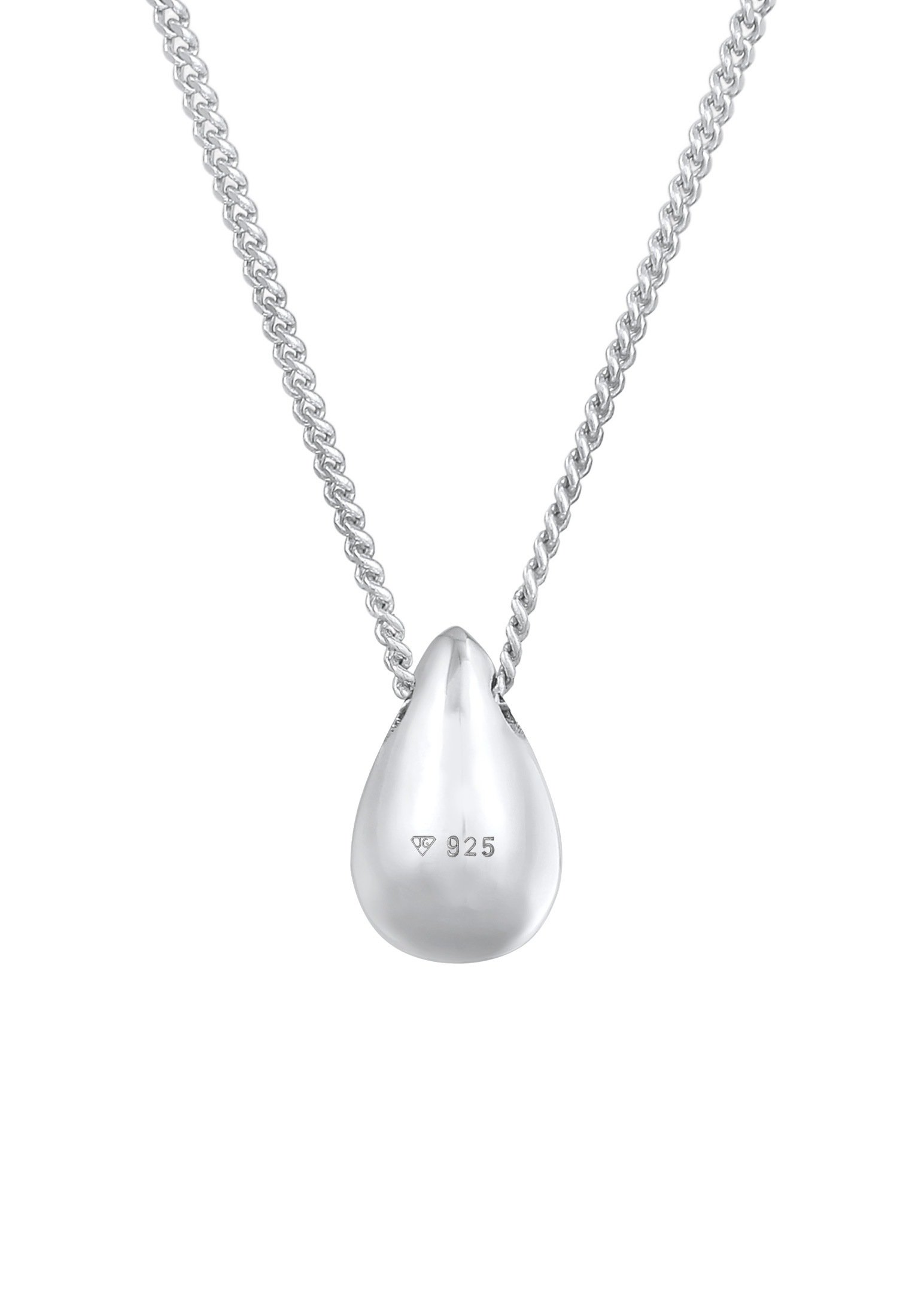 Elli Kette mit Anhänger »Halskette Tropfen Anhänger Zeitlos Schlicht 925 Silber«