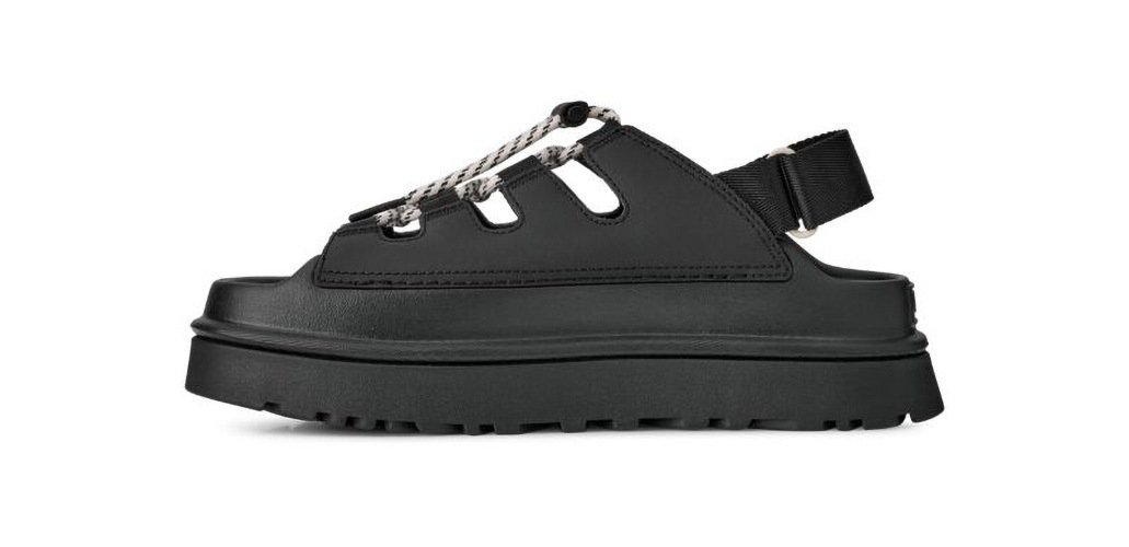 UGG Plateausandale »GOLDENGLOW TOGGLE SANDAL«  Plateau, Klettschuh, Riemchensandale mit Kontrast-Details