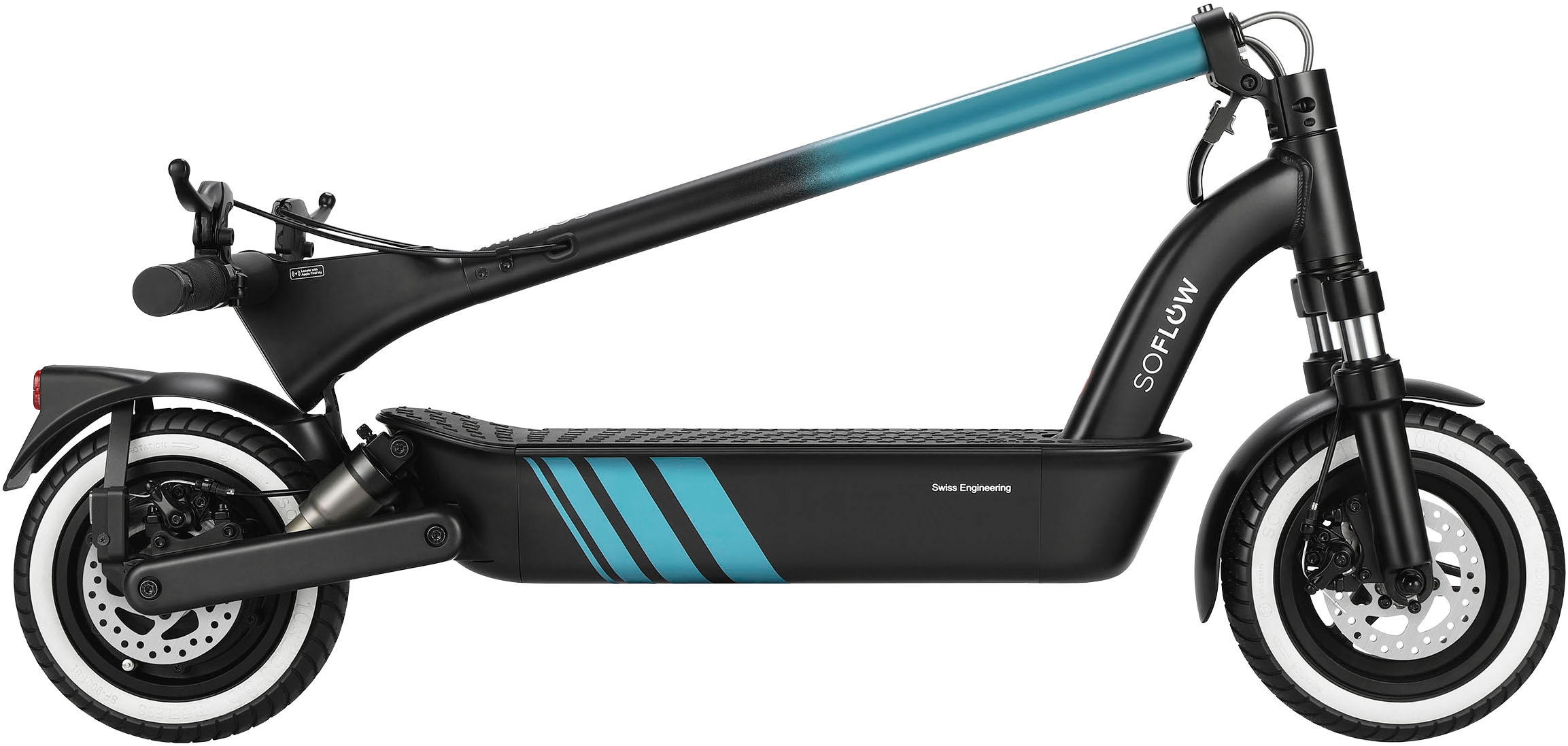 soflow E-Scooter »SO4 PRO GT« mit Straßenzulassung, ABE, Apple Find My, 100 km Reichweite, 10 Zoll