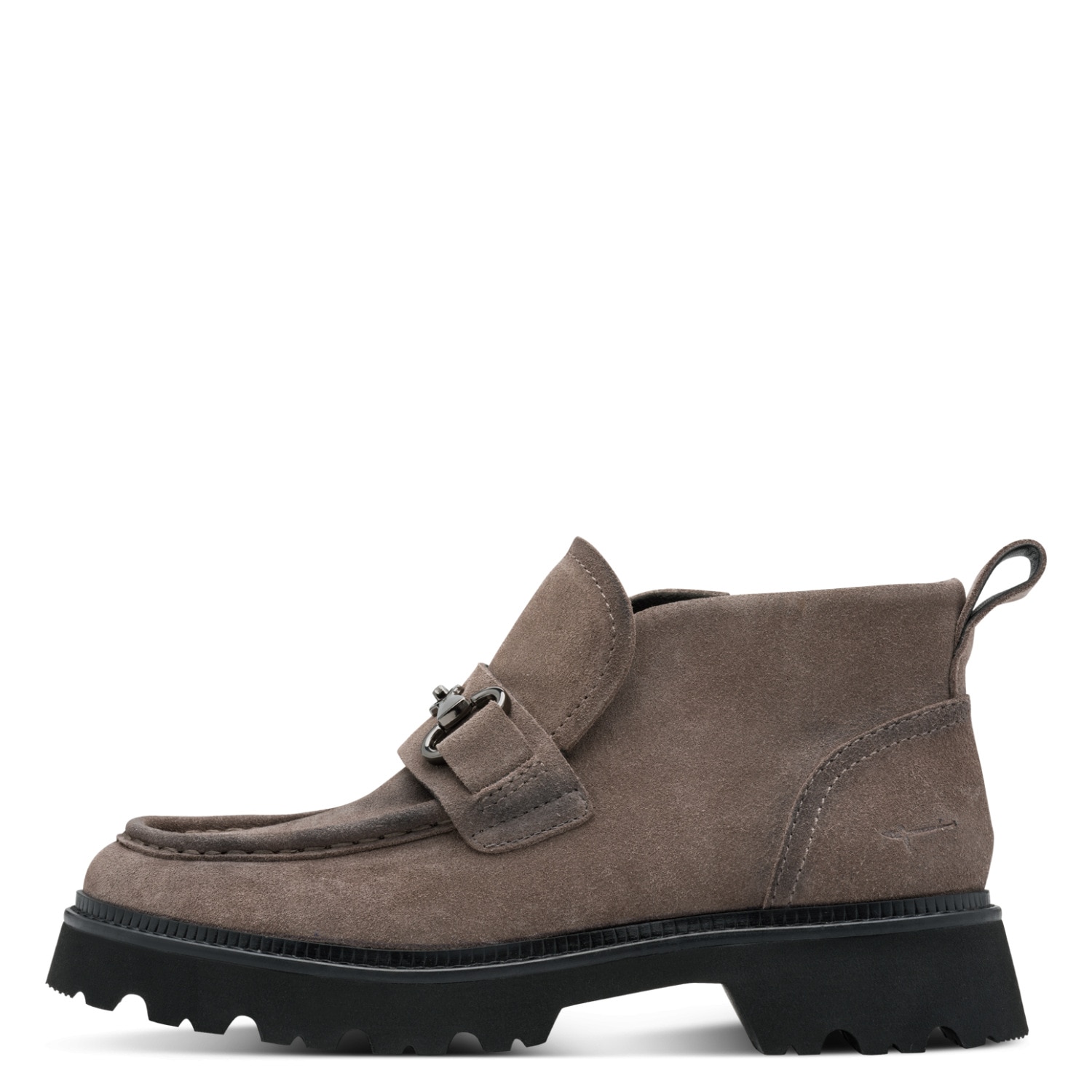 Tamaris Stiefelette  Blockabsatz, Ankleboots in Loafer-Optik, mit Zierschnalle