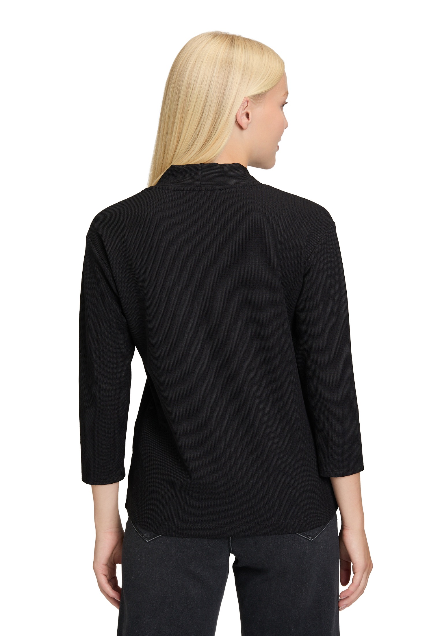 Betty&Co Langarmshirt »Casual-Shirt mit V-Ausschnitt«