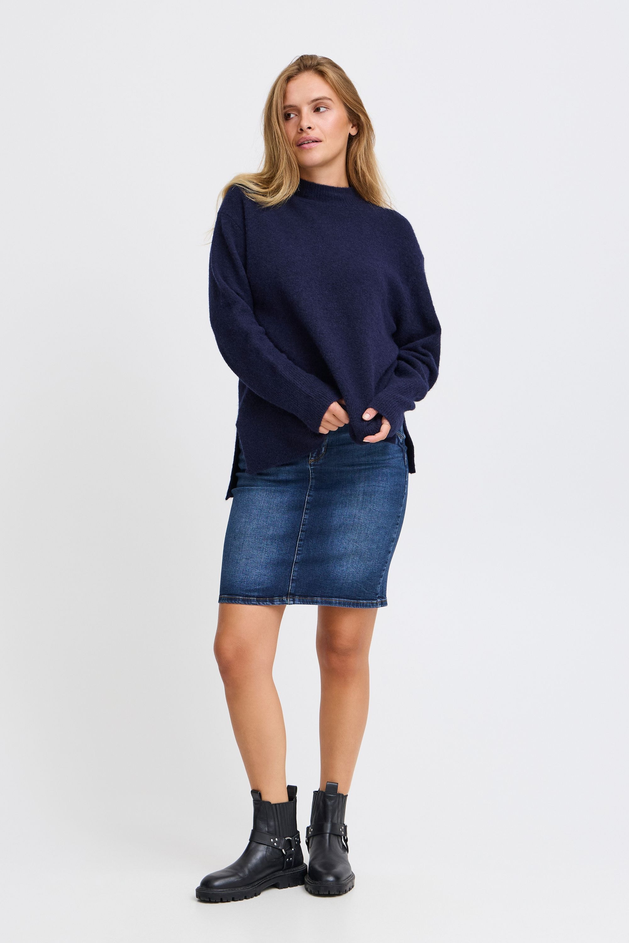 Pulz Jeans Strickfleece-Pullover »Strickpullover PZASTRA Turtleneck Pullover«