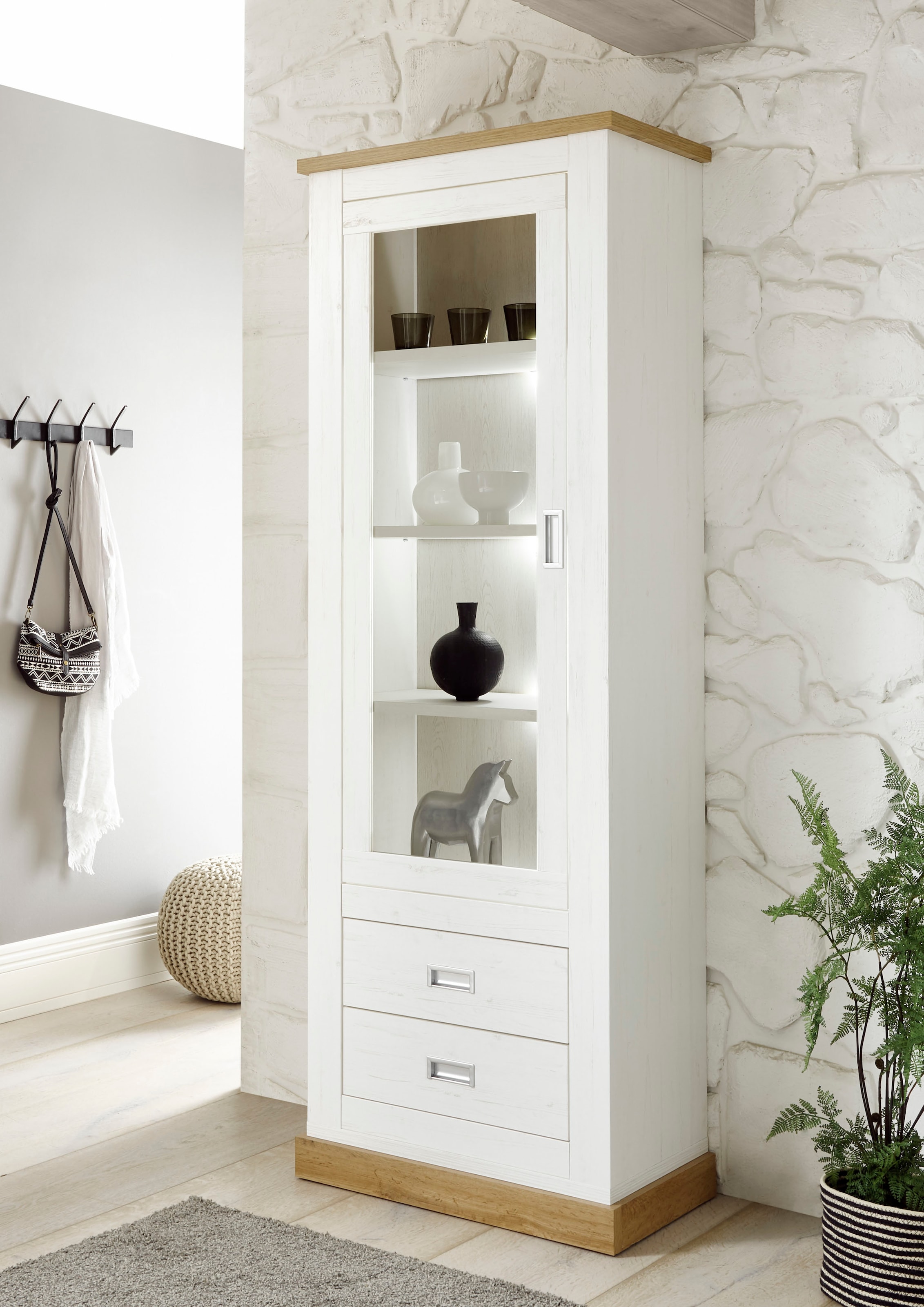 Home affaire Vitrine »ORLANDO«, Höhe ca. 204 cm