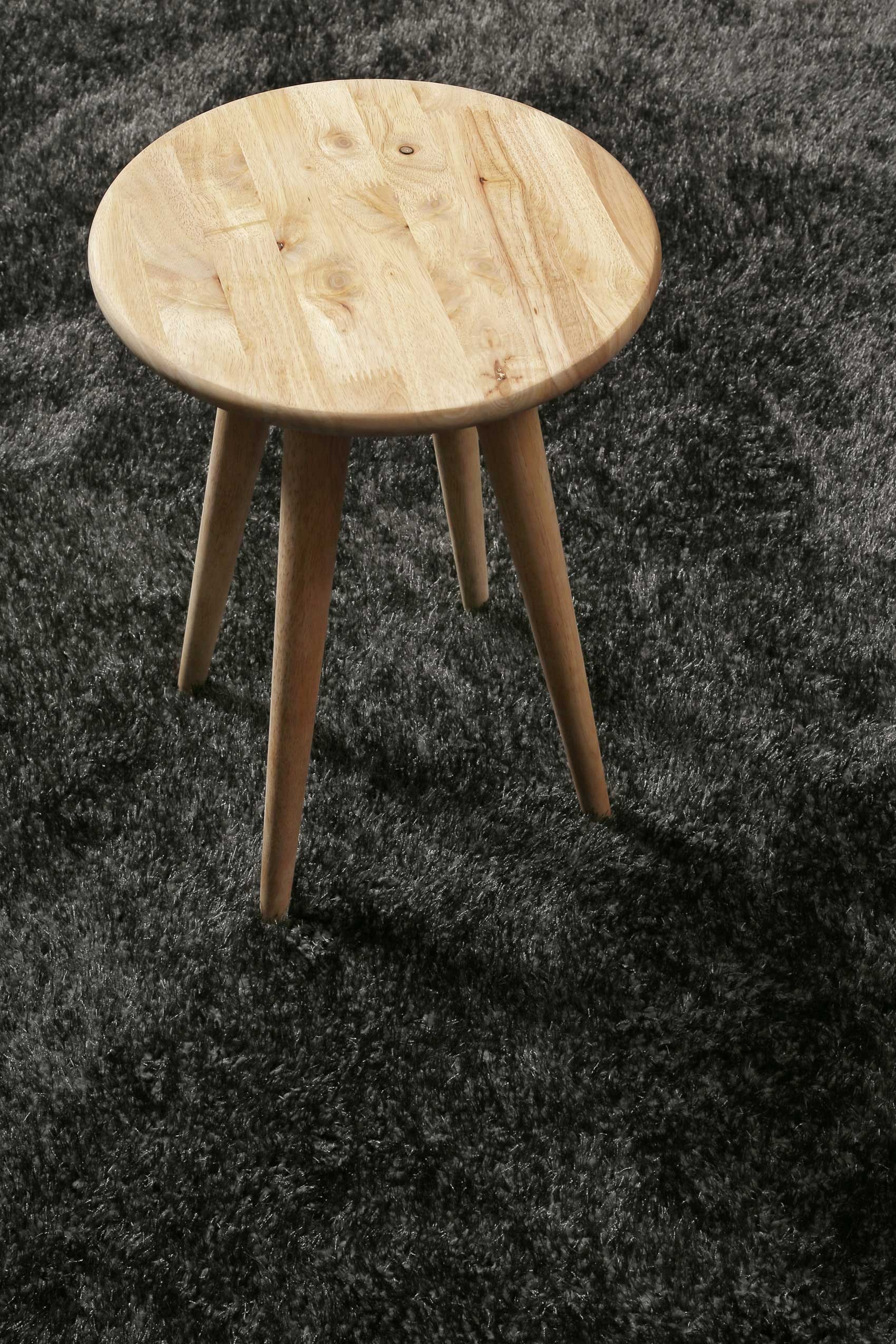Homie Living Teppich »Flavio«, quadratisch, 30 mm Höhe, Hochflor, gewebt, weich, uni, Wohnzimmer, Schlafzimmer, waschbar