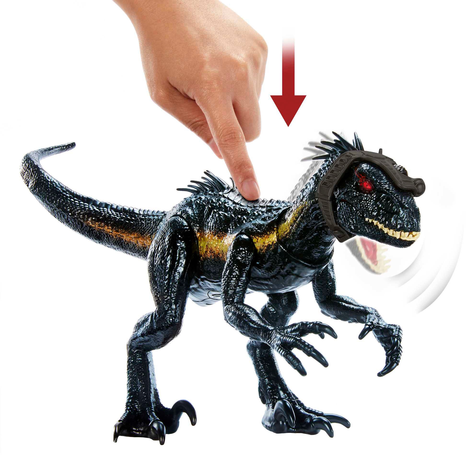 Mattel® Actionfigur »Jurassic World, Track 'N Attack Indoraptor Figur«, inkl. AR Track-Code