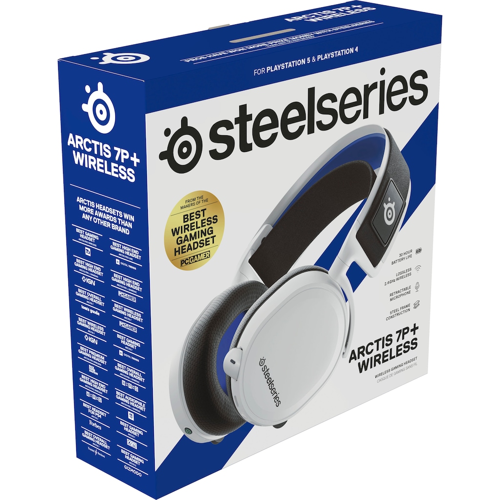 SteelSeries Gaming-Headset »Arctis 7P+«, Wireless, Noise-Cancelling
